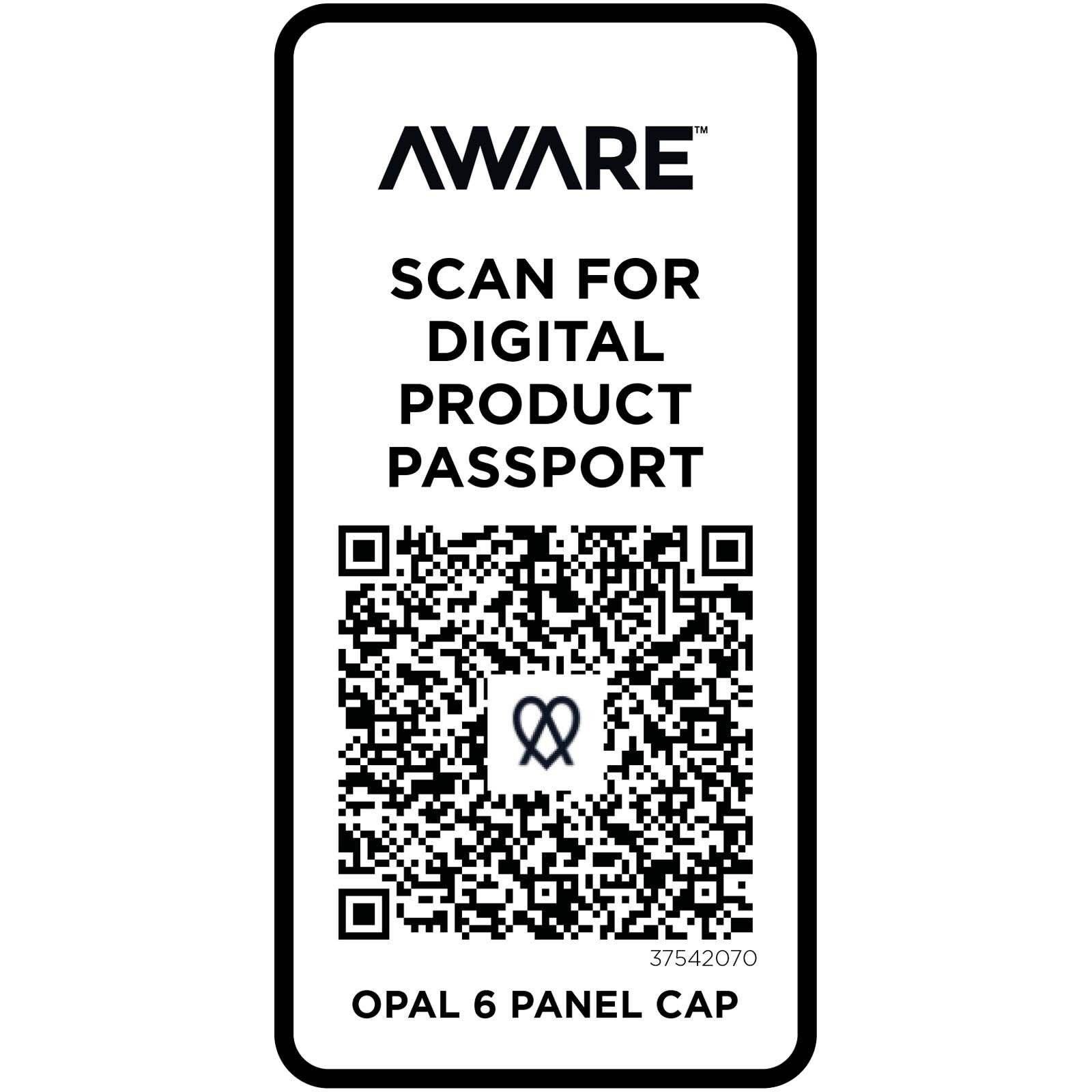 Opal 6 Segmenten Aware recycelte Kappe - oatmeal - 0-603