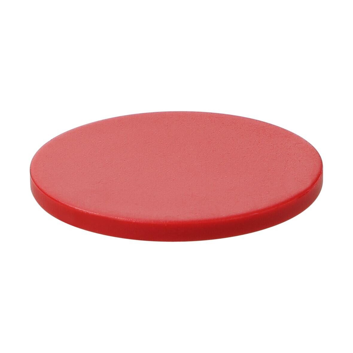 Einkaufswagenchip ohne Loch - standard-rot-541