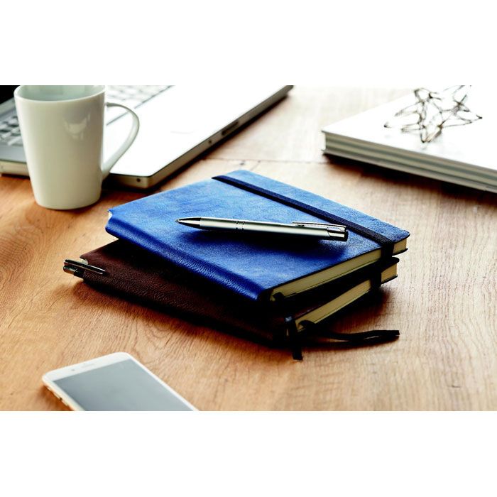 Notizbuch mit PU Cover SOFTNOTE - blau-845
