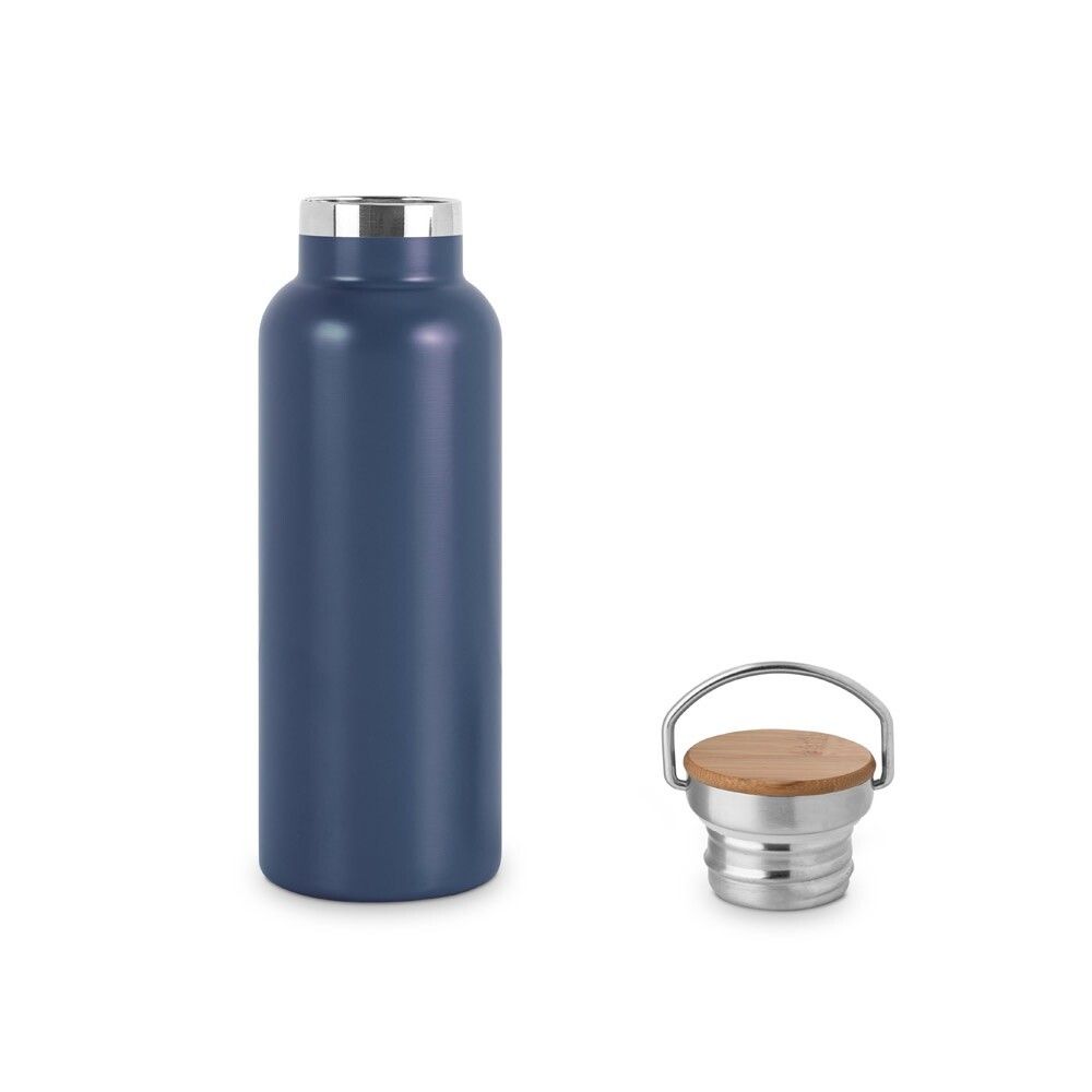 RAGNAR Doppelwandige Trinkflasche aus Edelstahl 570 ml - dunkelblau-594