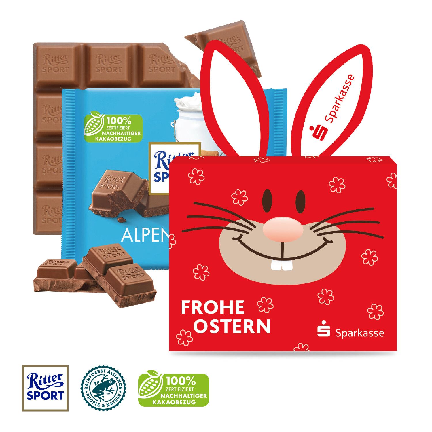Schokotafel Ritter Sport „Osterhase”-278