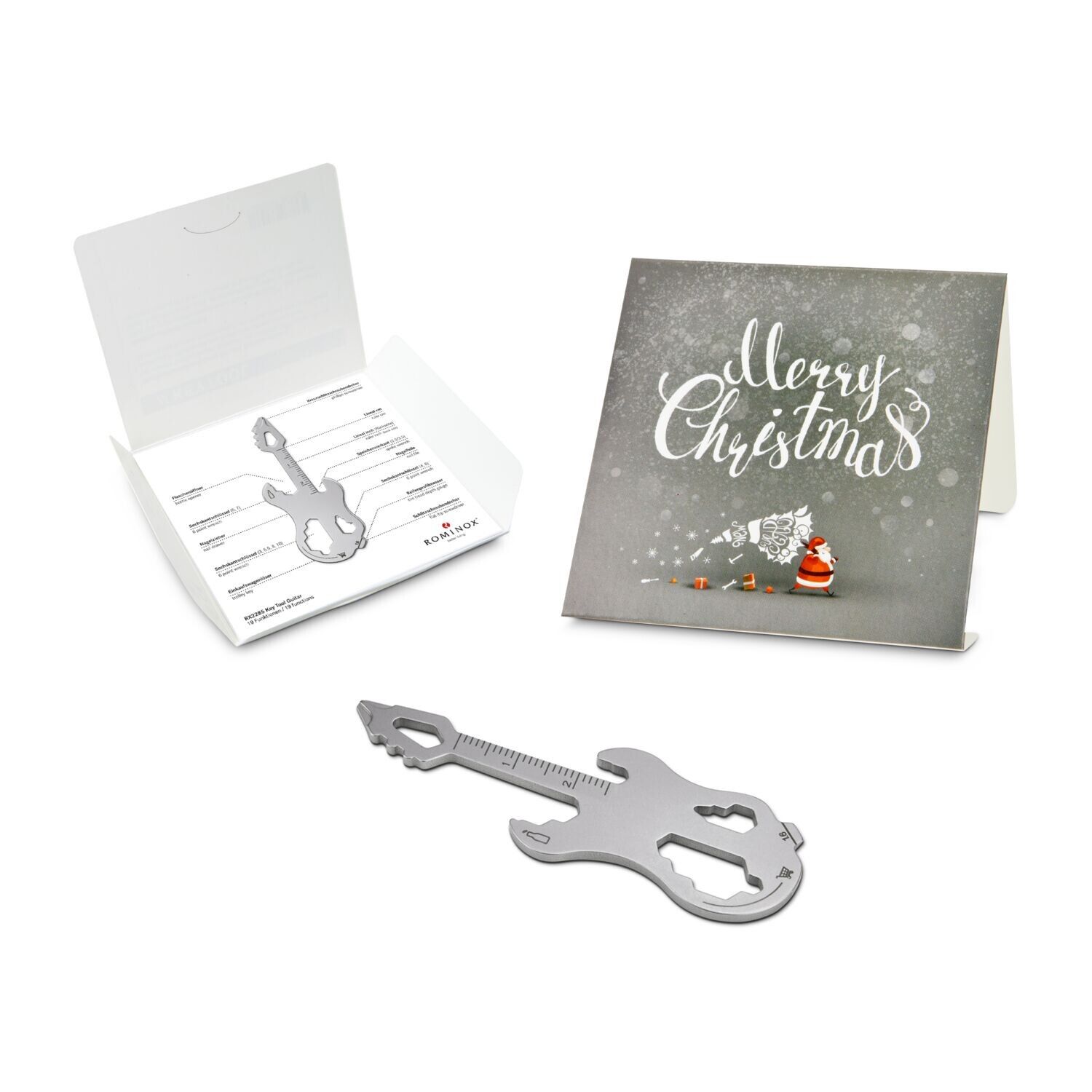 ROMINOX® Key Tool im Motiv-Mäppchen Merry Christmas - Key Tool Guitar-435
