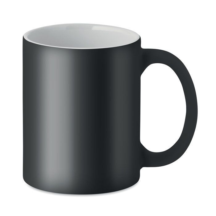 Kaffeebecher, matt 300 ml DUBLIN COLOUR - schwarz-957