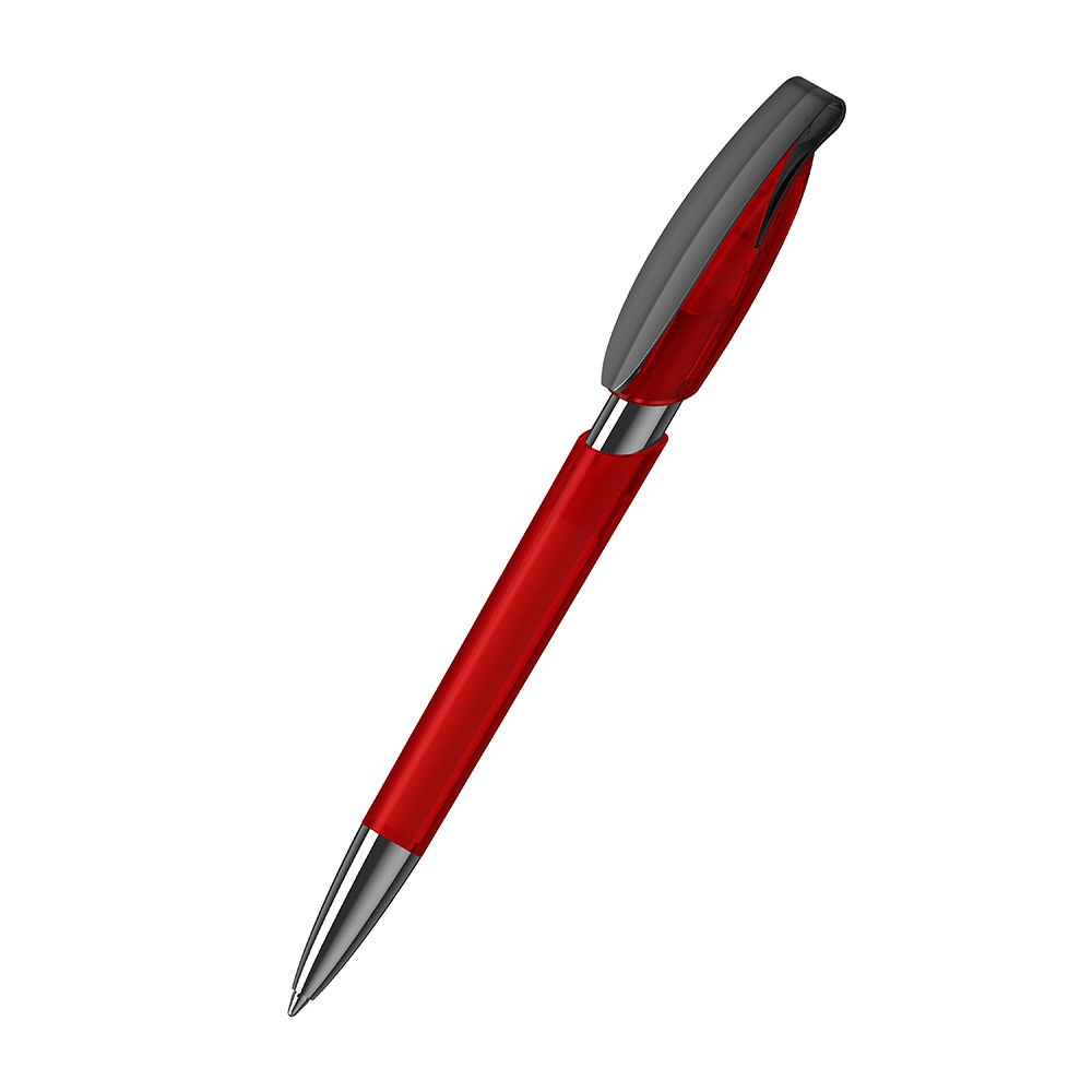 Druckkugelschreiber Rodeo transparent MMn - rot transparent-560