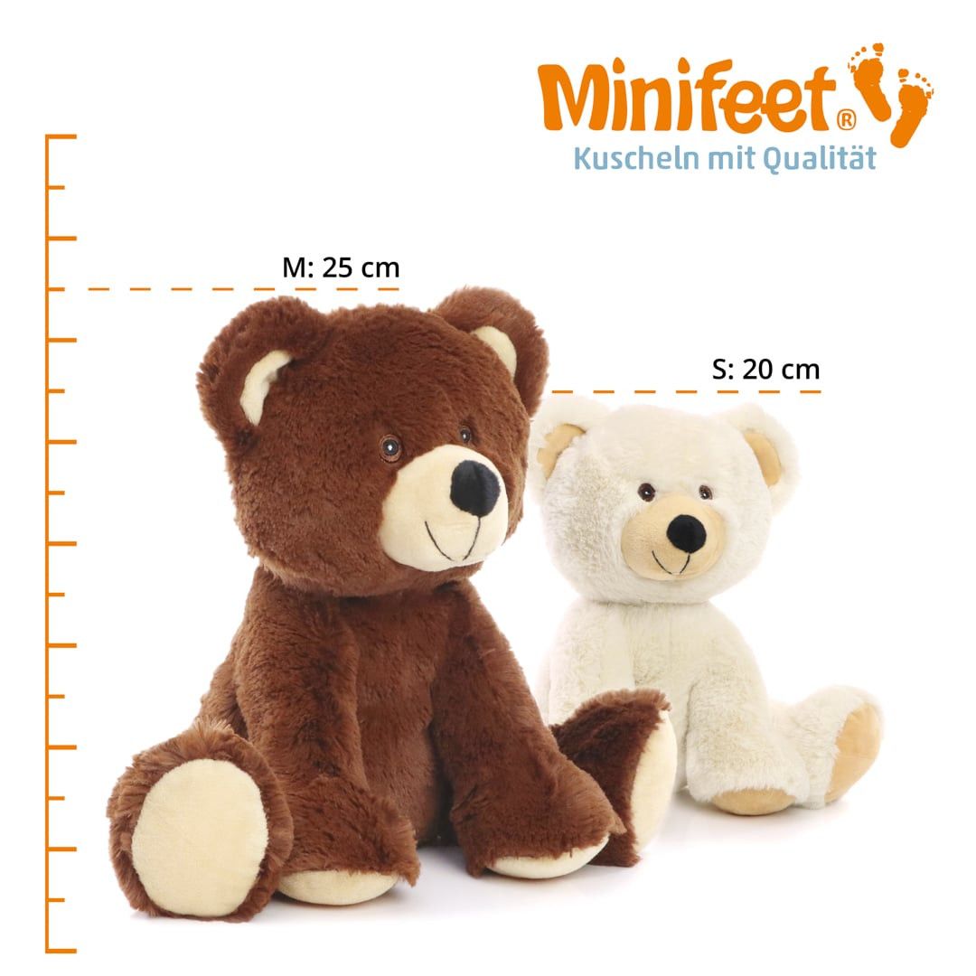 MiniFeet® RecycelBär® groß - braun-525