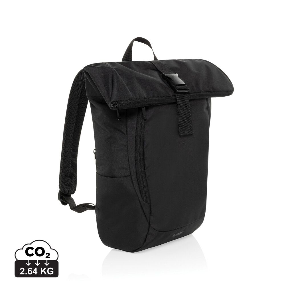 Swiss Peak Aware™ RPET Leonard 15,6"-Laptop-Rucksack - schwarz-602