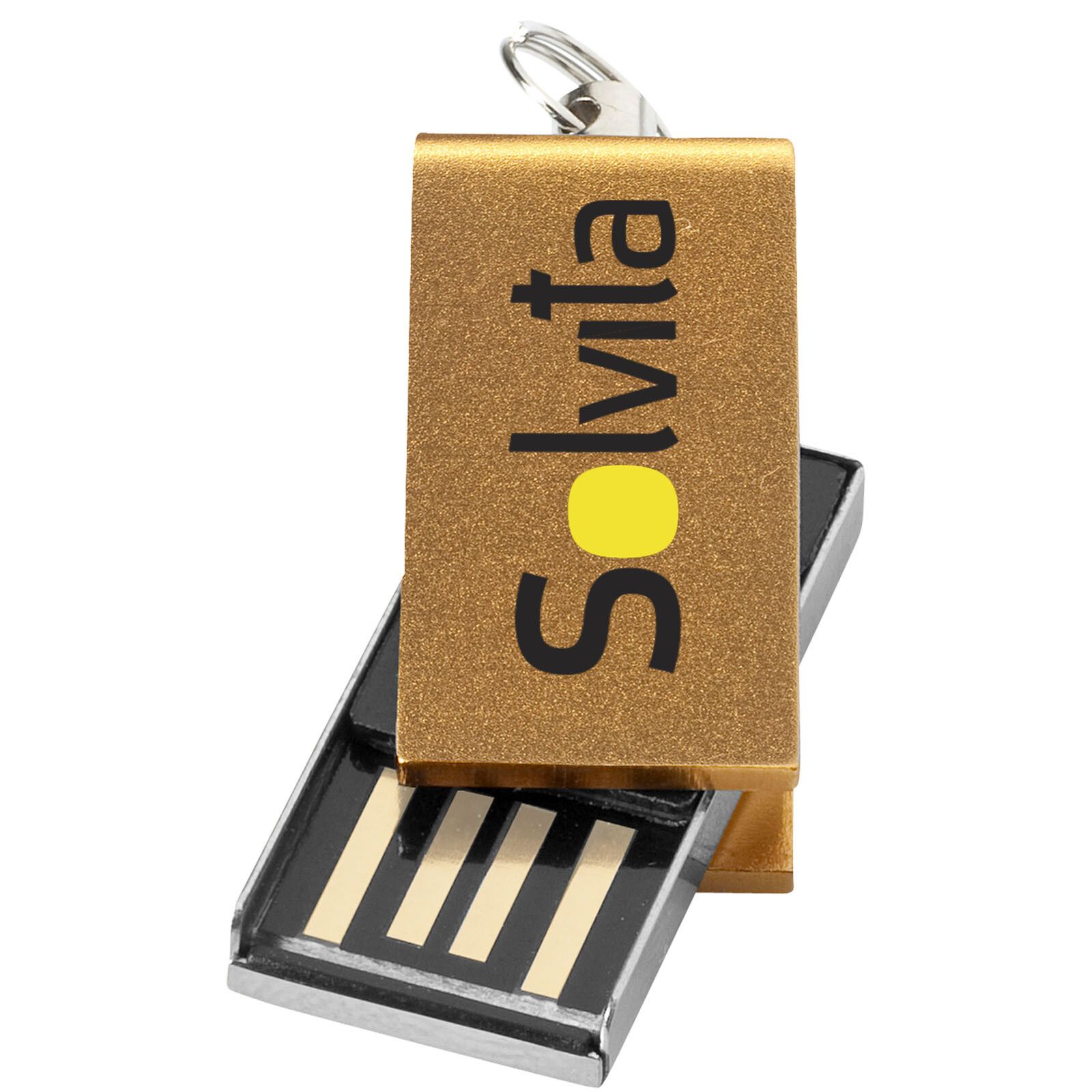 Mini Twister USB-Stick - gold - 1 GB-745