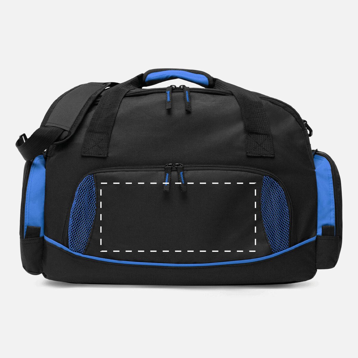 Veredelungsposition mittig auf der Vortasche