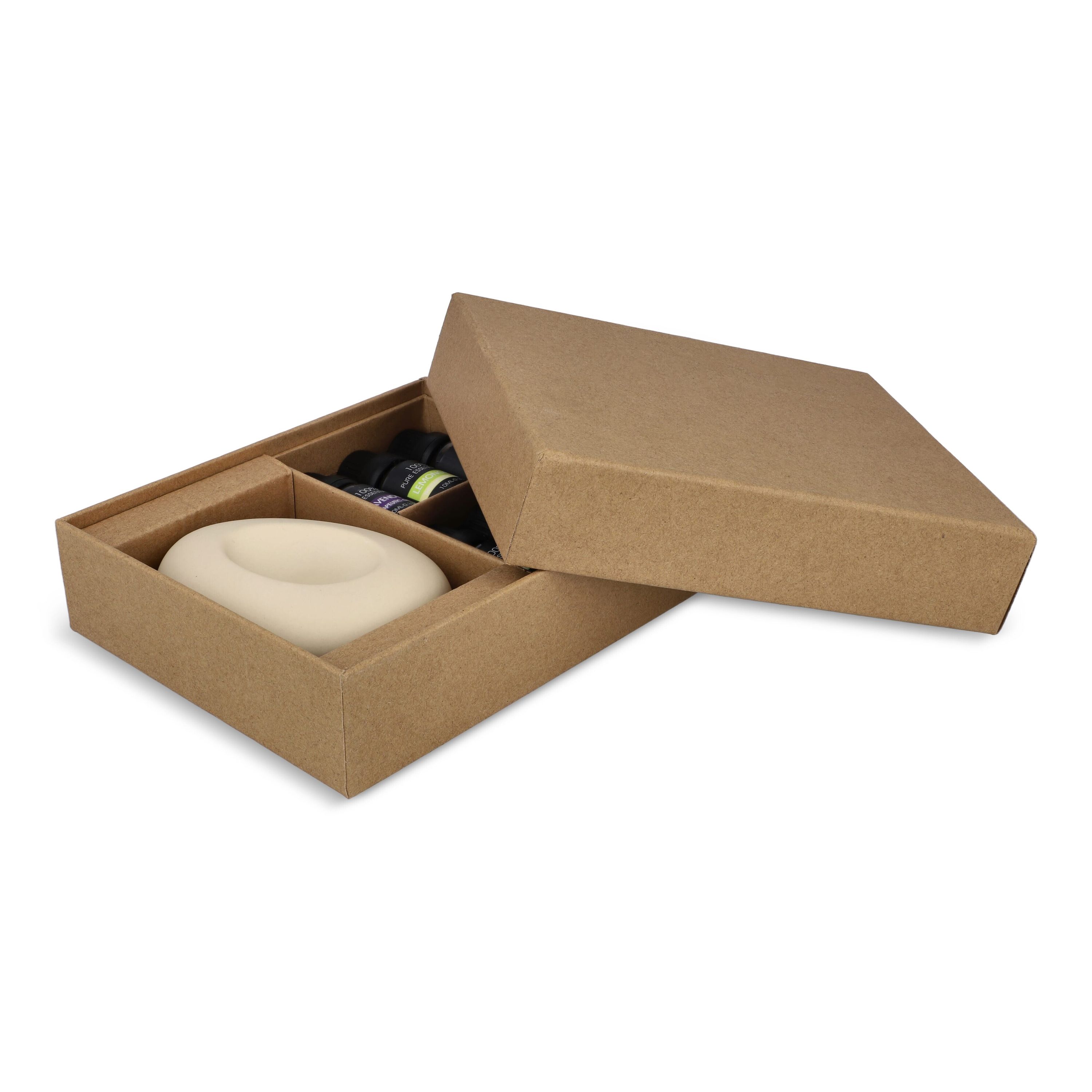 InsideOut Aroma Pebble Geschenkset mit 6 ätherischen Ölen - natur-981
