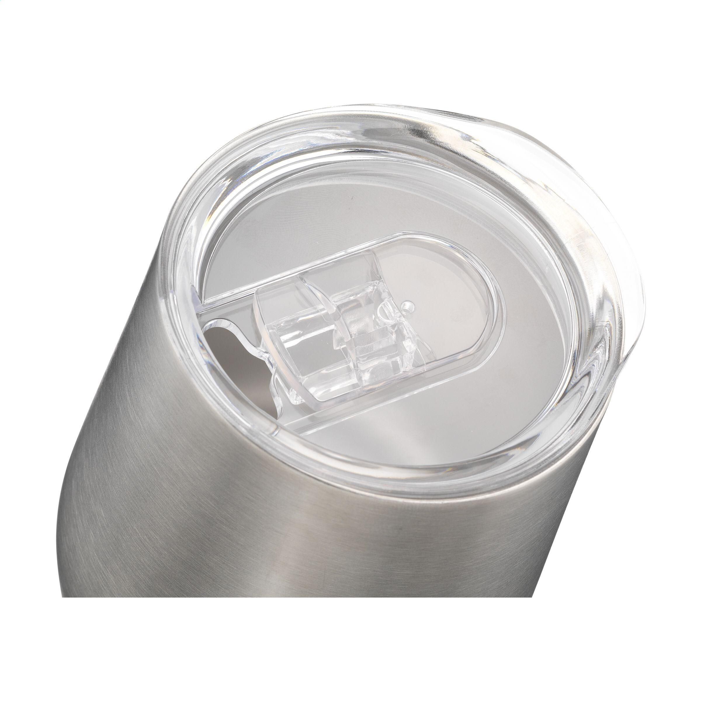 Huevo RCS Recycled Steel Cup 350 ml Thermobecher - silber-195
