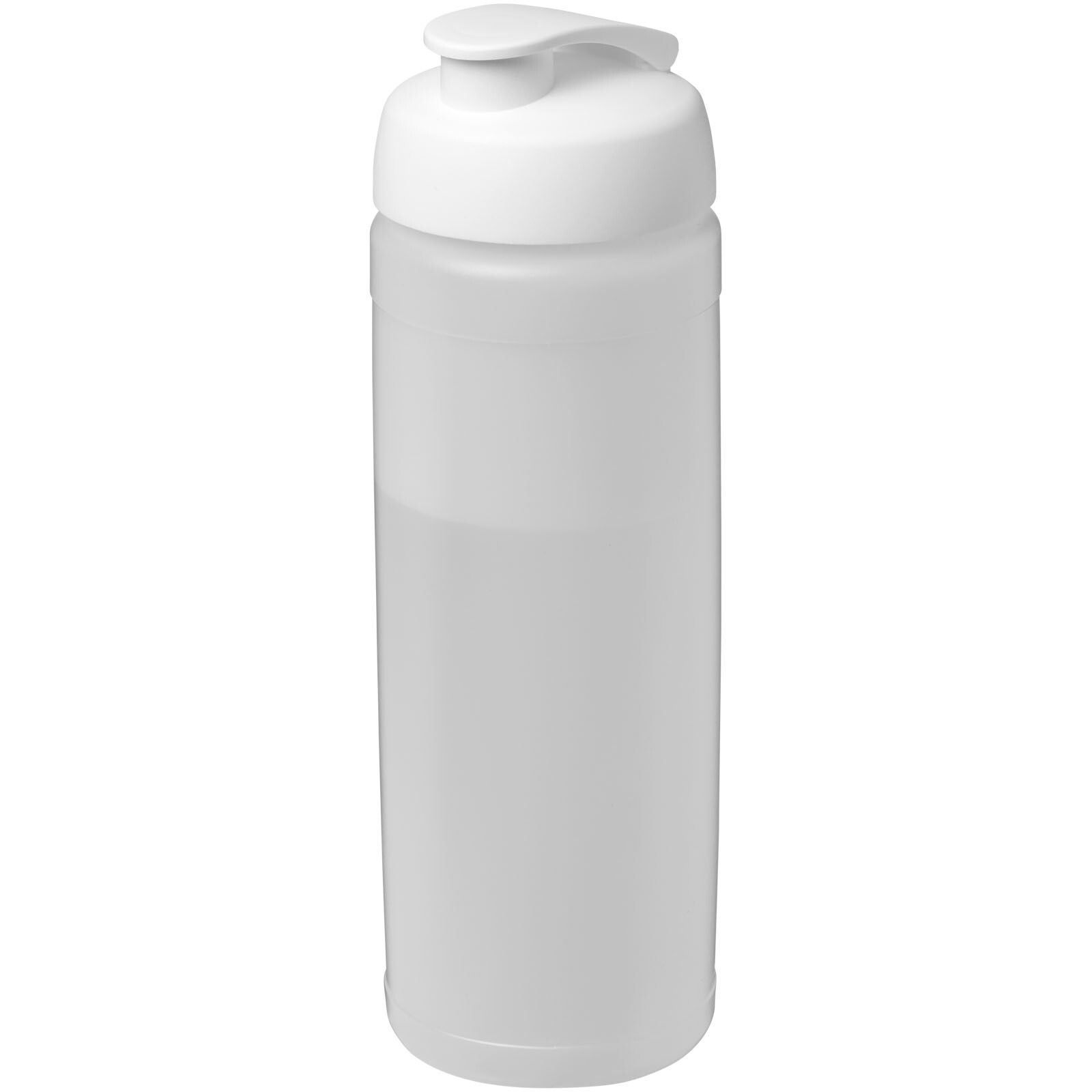 Baseline Plus 750 ml Flasche mit Klappdeckel - transparent -  weiss-358