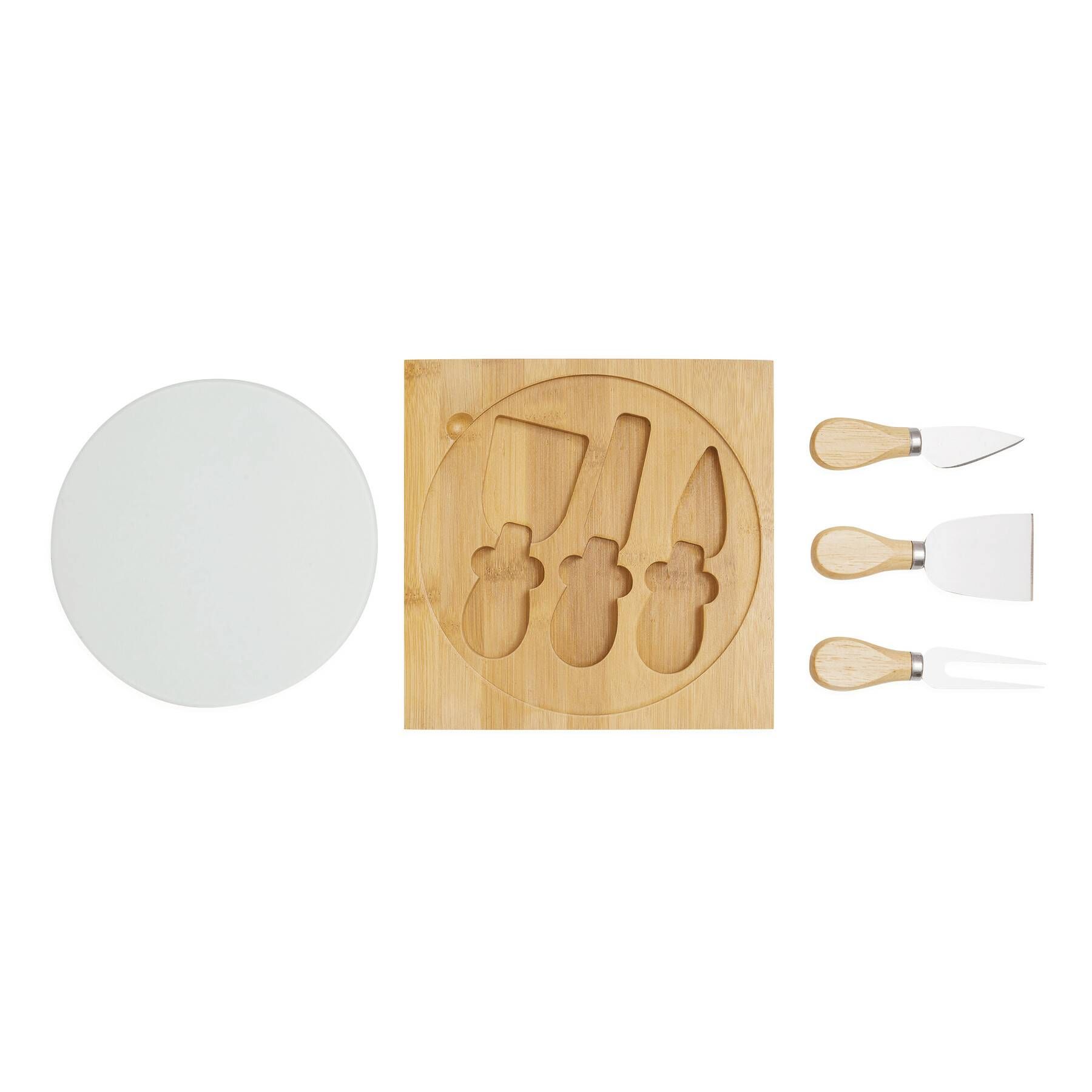 Käse-Messerset ORBITY - braun-369
