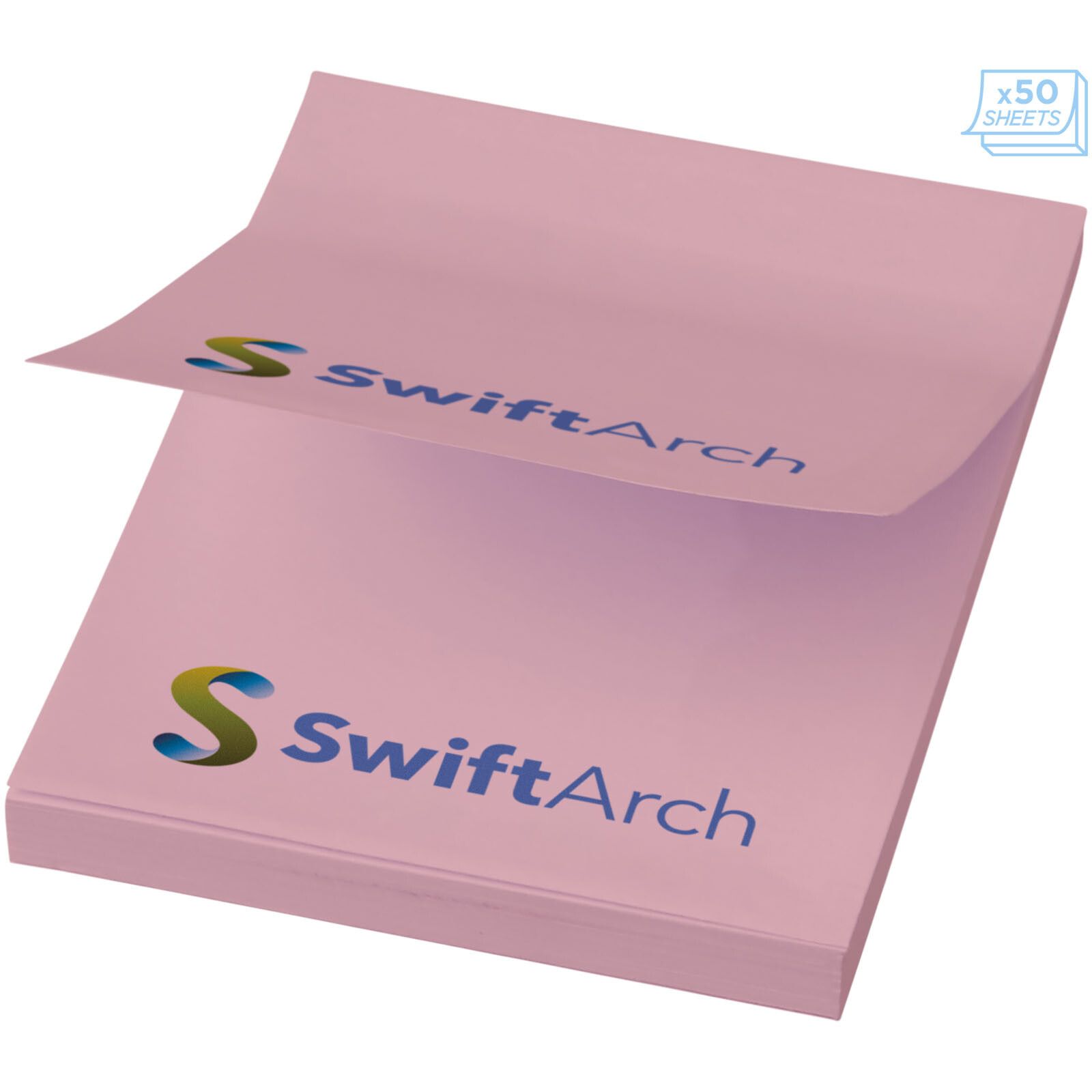 Sticky-Mate Haftnotizen 50 x 75 mm - hellrosa-772