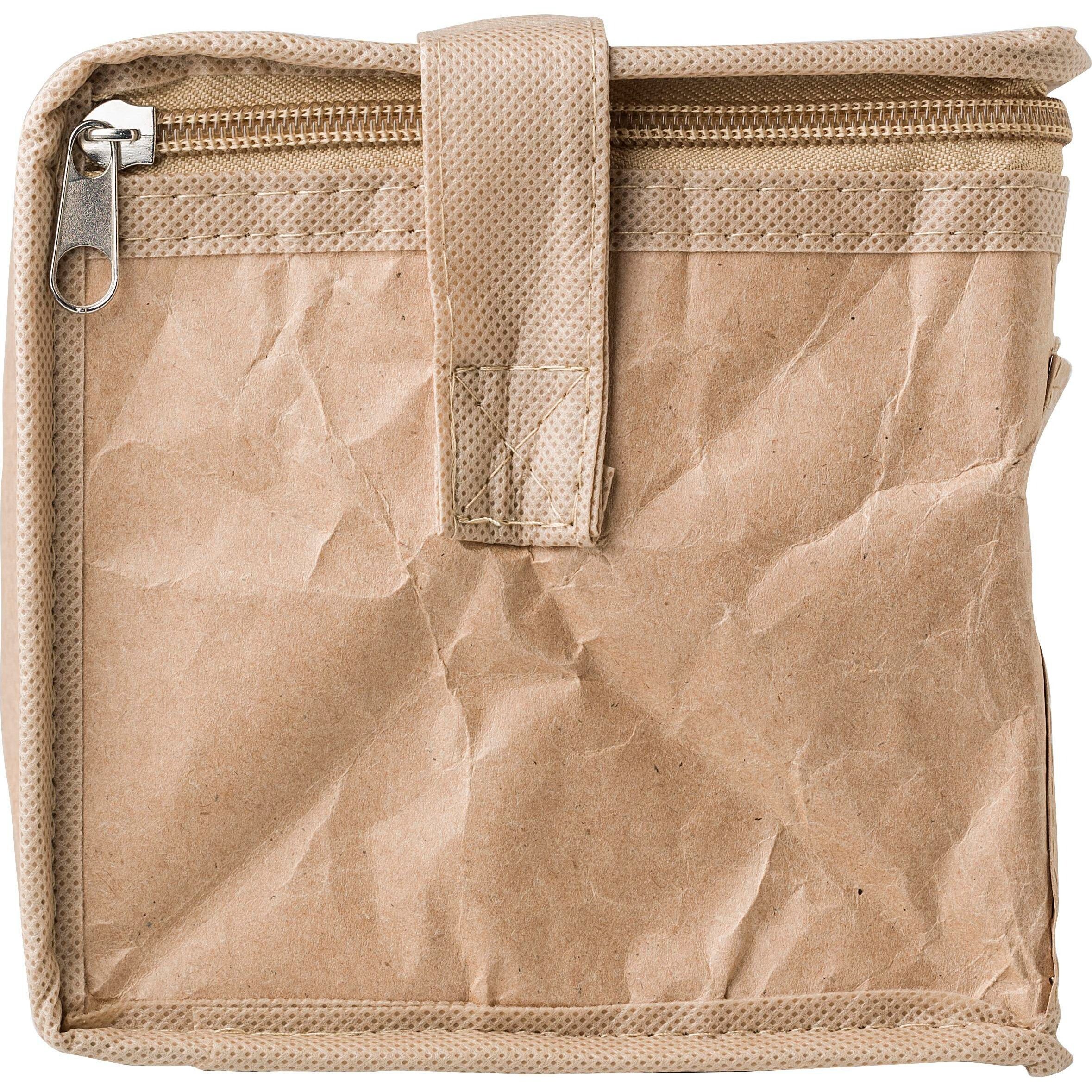Papiergewebte Kühltasche Ollie - braun-743