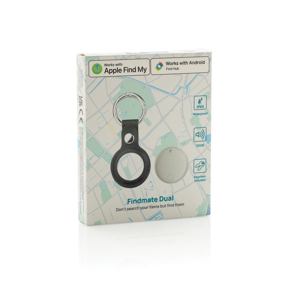 Findmate Dual IPX5 Artikel-Finder aus RCS recyceltem ABS - weiß-695