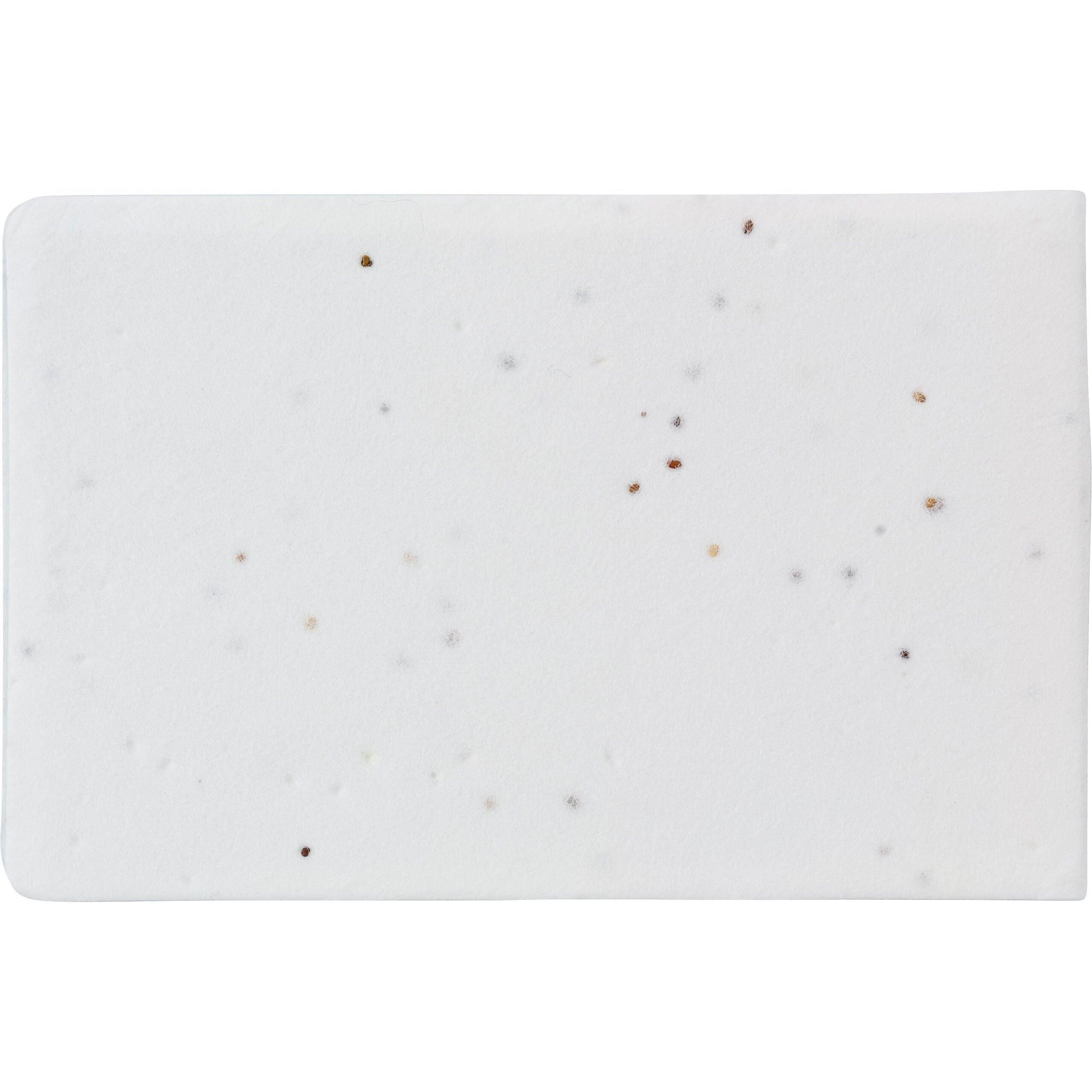 Haftnotizen aus Saatgutpapier Natalja - weiß-782