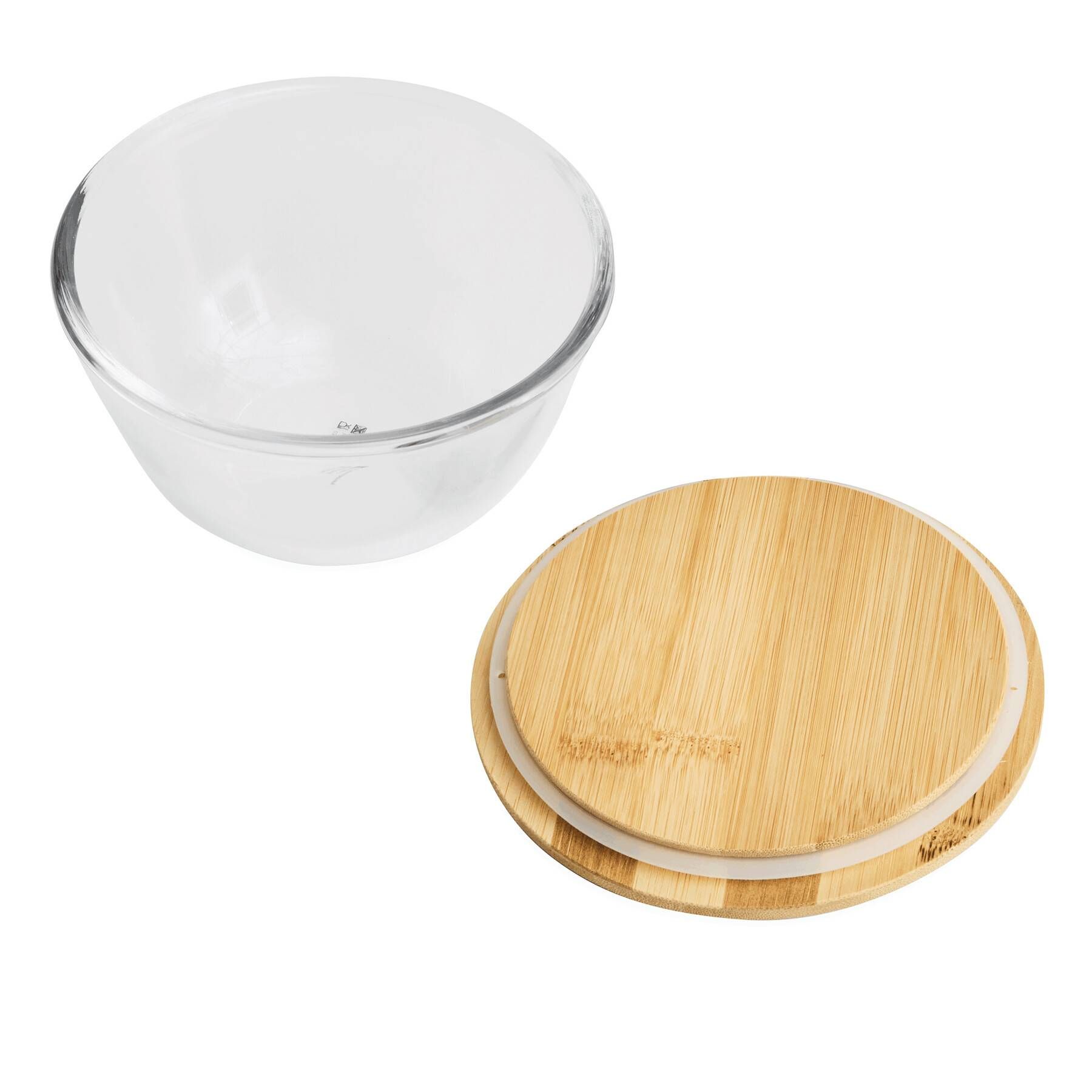 Glasschüssel FRESH LUNCH - braun - transparent-972