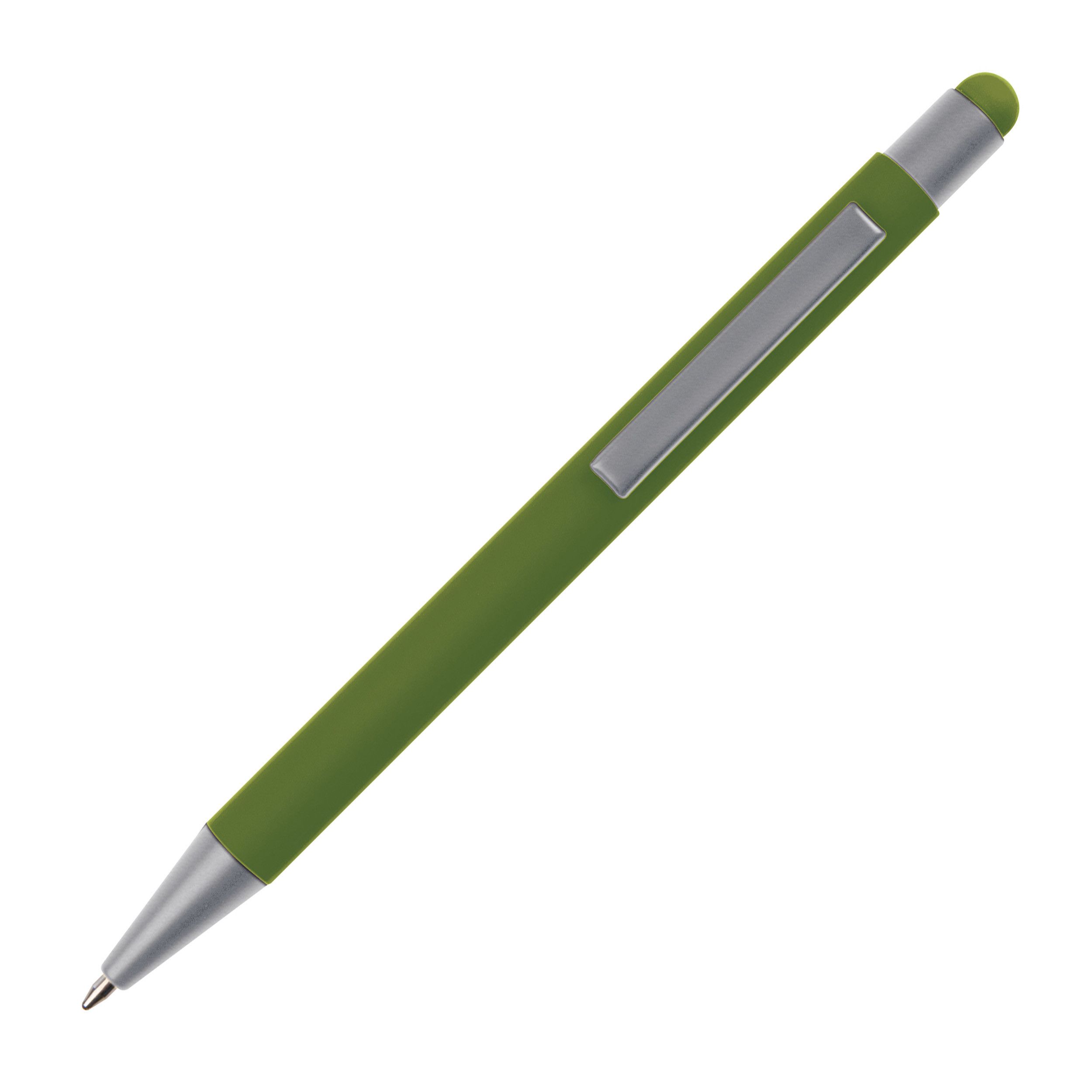 Metall Kugelschreiber mit Touch-Pen Rio - dunkelgrün-712