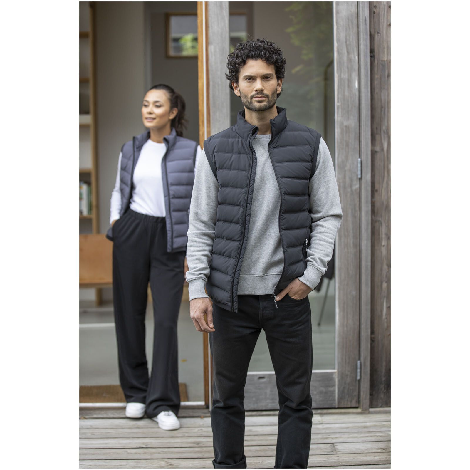 Caltha Daunen Bodywarmer für Herren - schwarz - 3XL-587