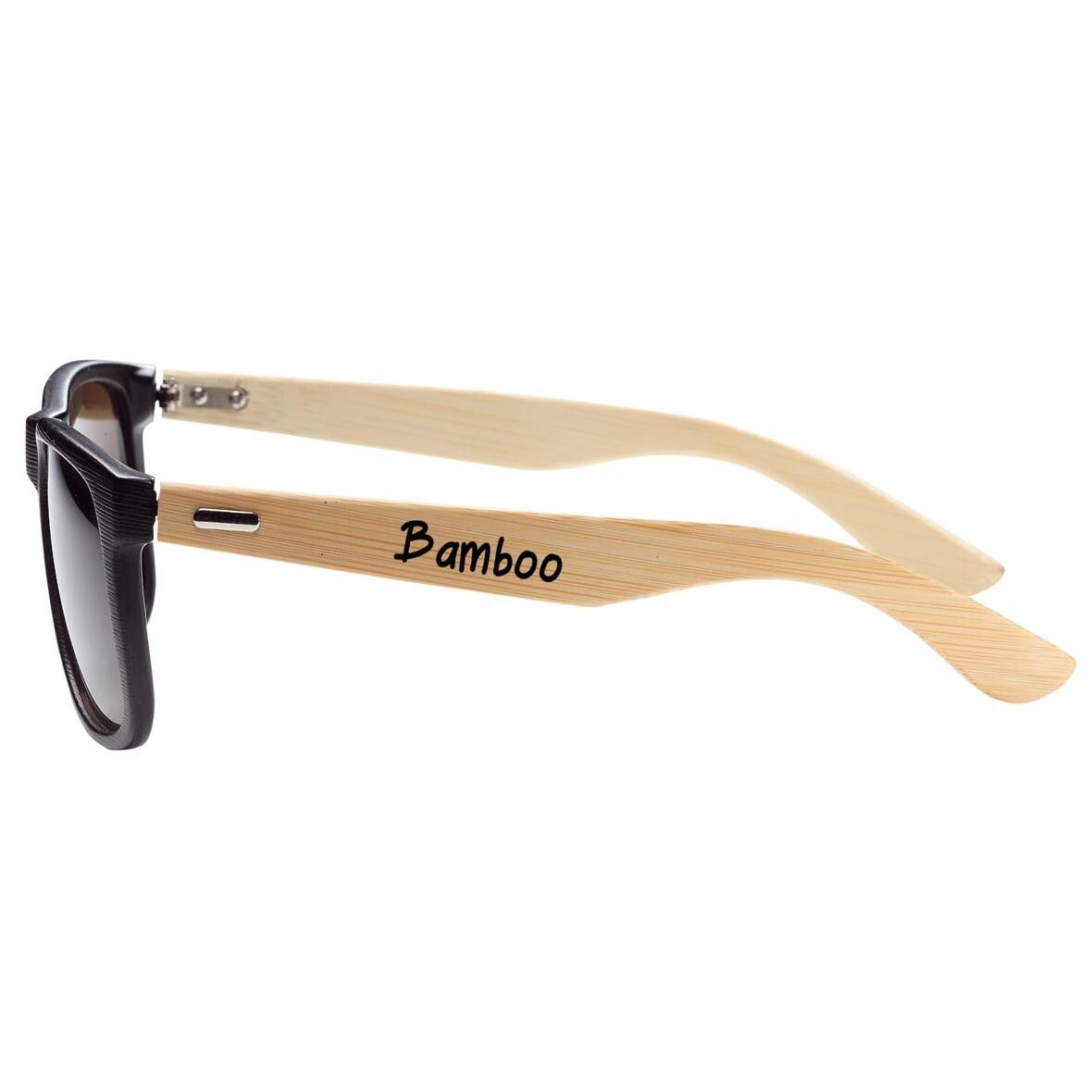 Sonnenbrille Bamboo - schwarz - braun-855