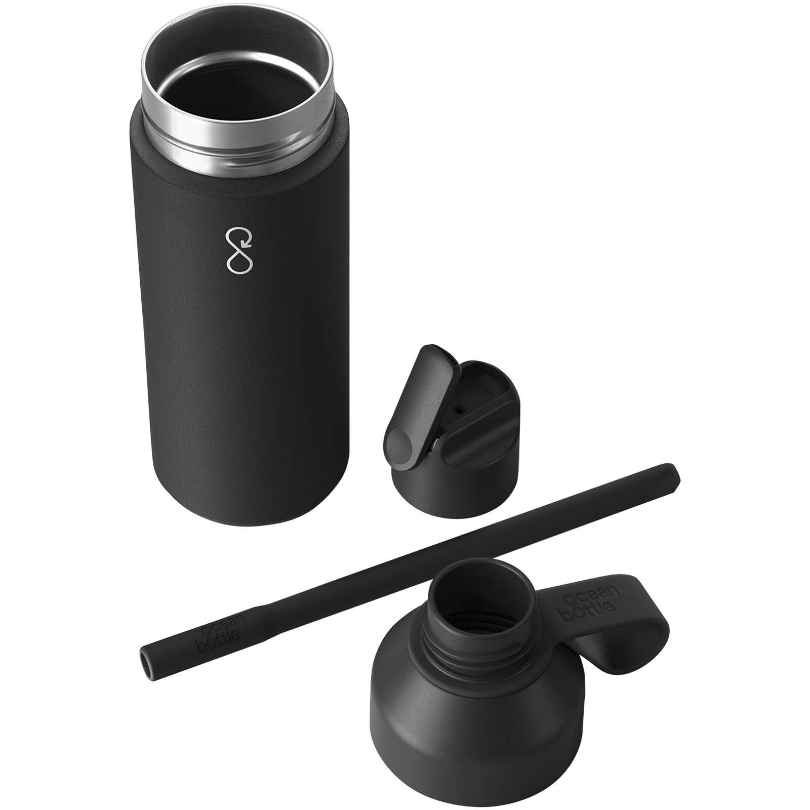 Ocean Bottle GO 500 ml vakuumisolierte Flasche - obsidian-schwarz-104