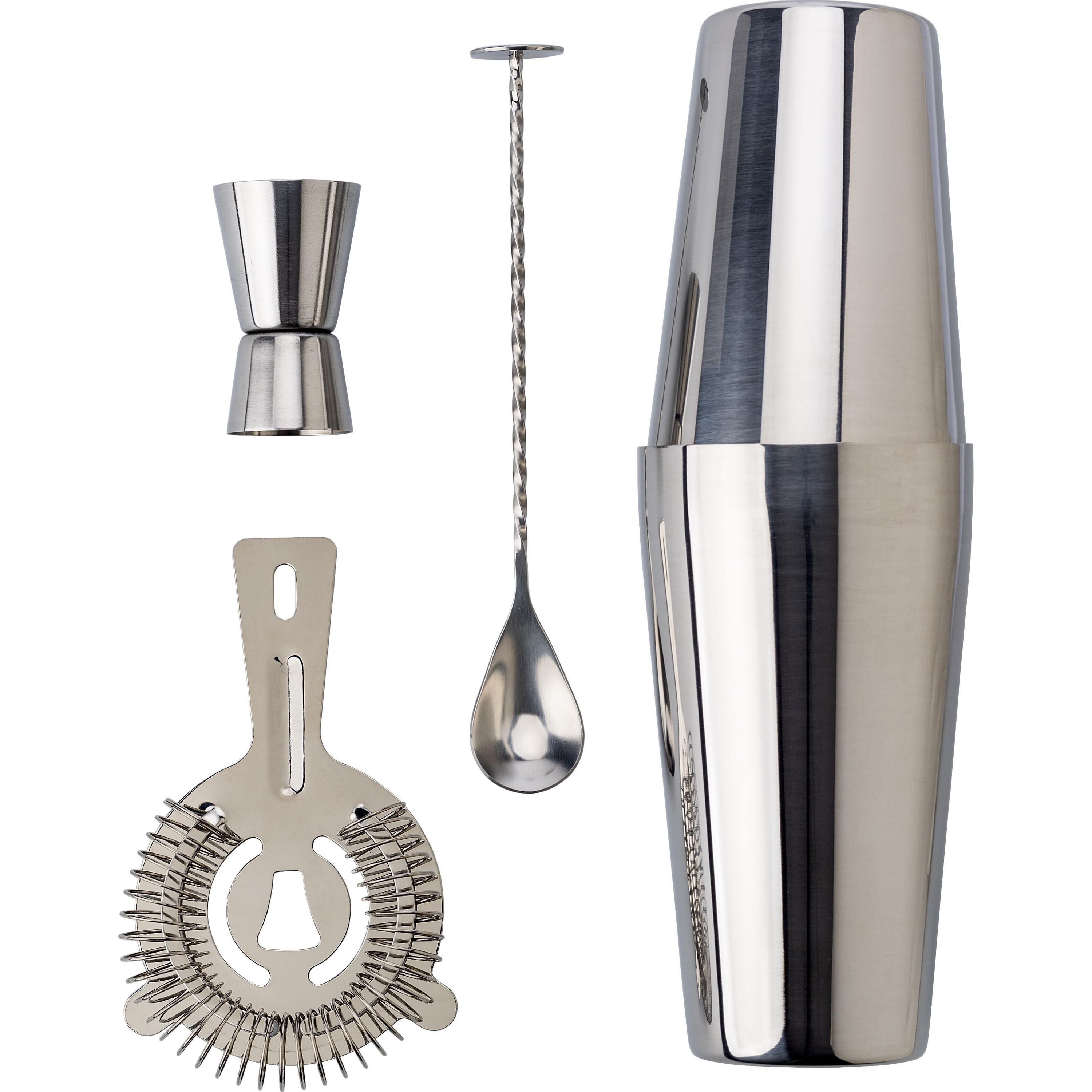 Edelstahl-Cocktail-Set Tatiana - schwarz-368