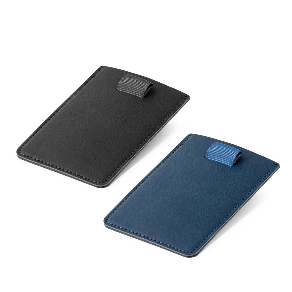 POPPY RFID-blockierender PU-Kartenhalter - blau-748