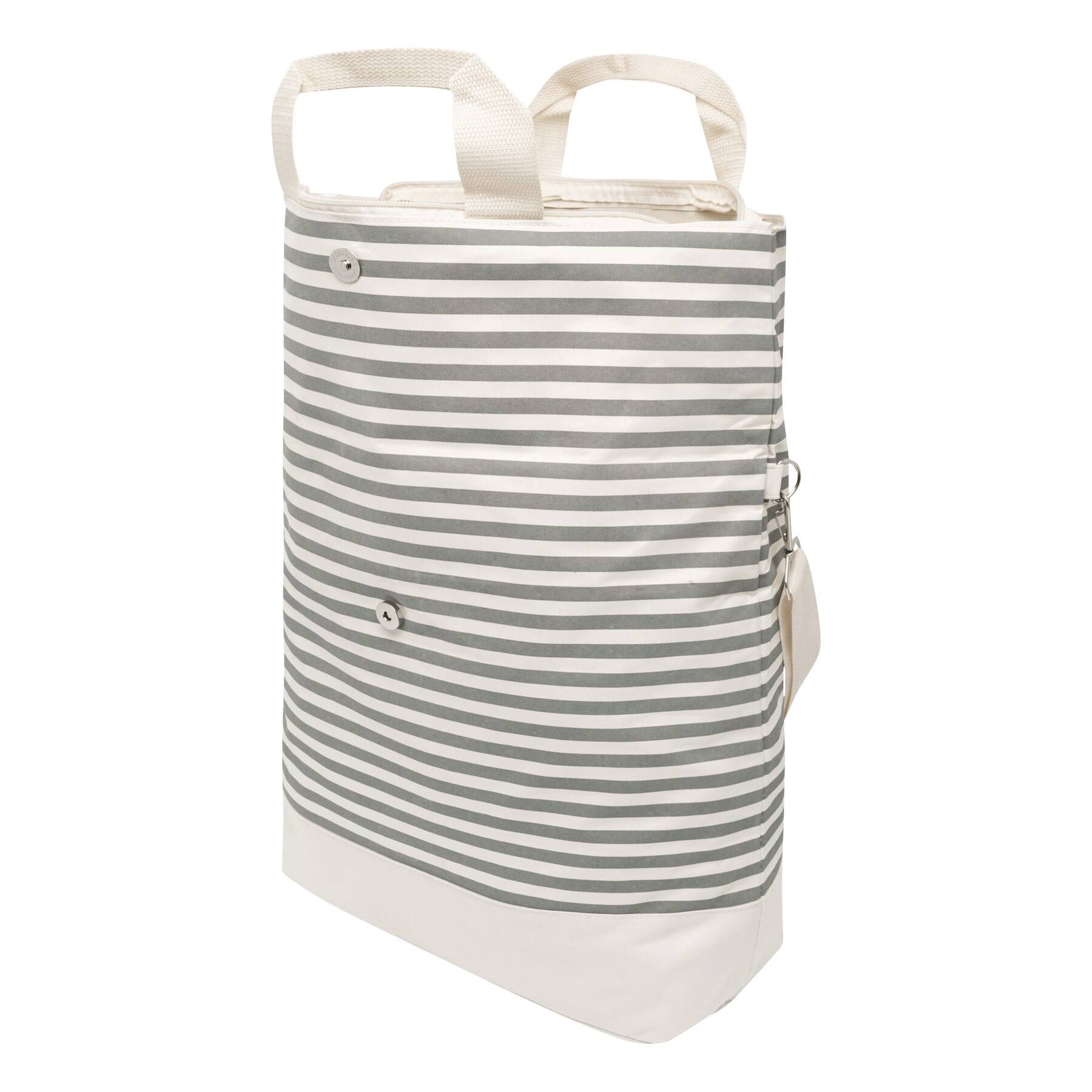 Strandtasche JUIST - beige - grau-531
