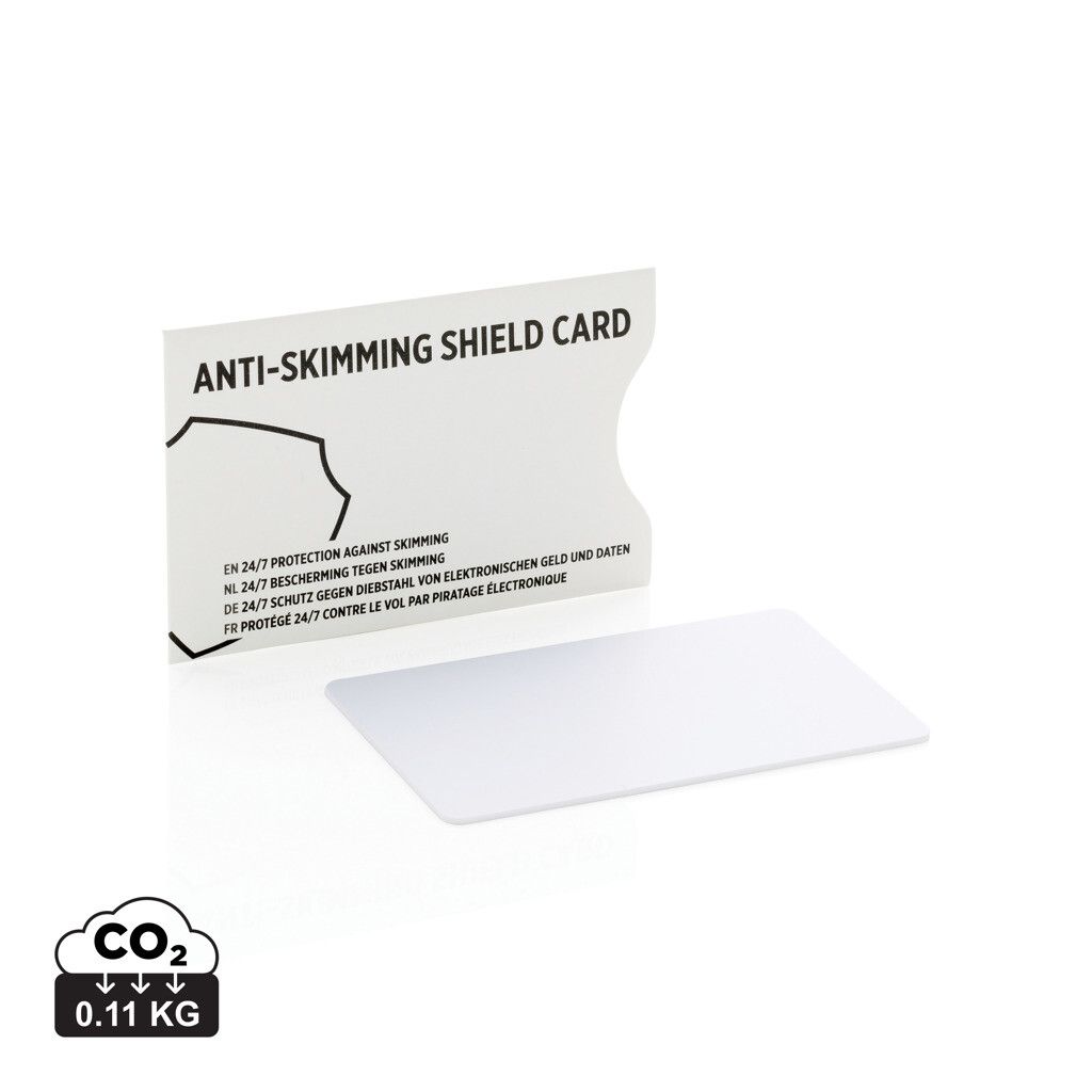 RFID Anti-Skimming-Karte mit aktivem Störchip - weiß-908