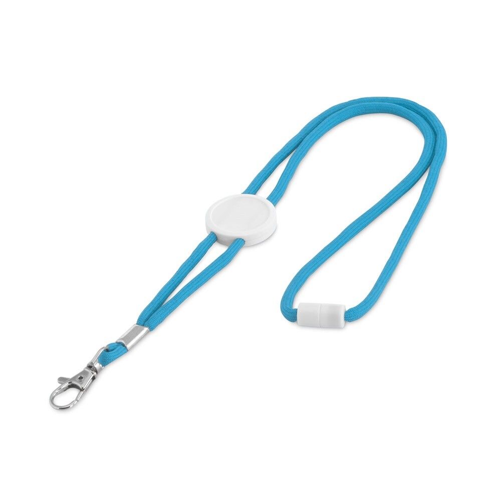 WEAVE Lanyard aus Polyester - hellblau-580