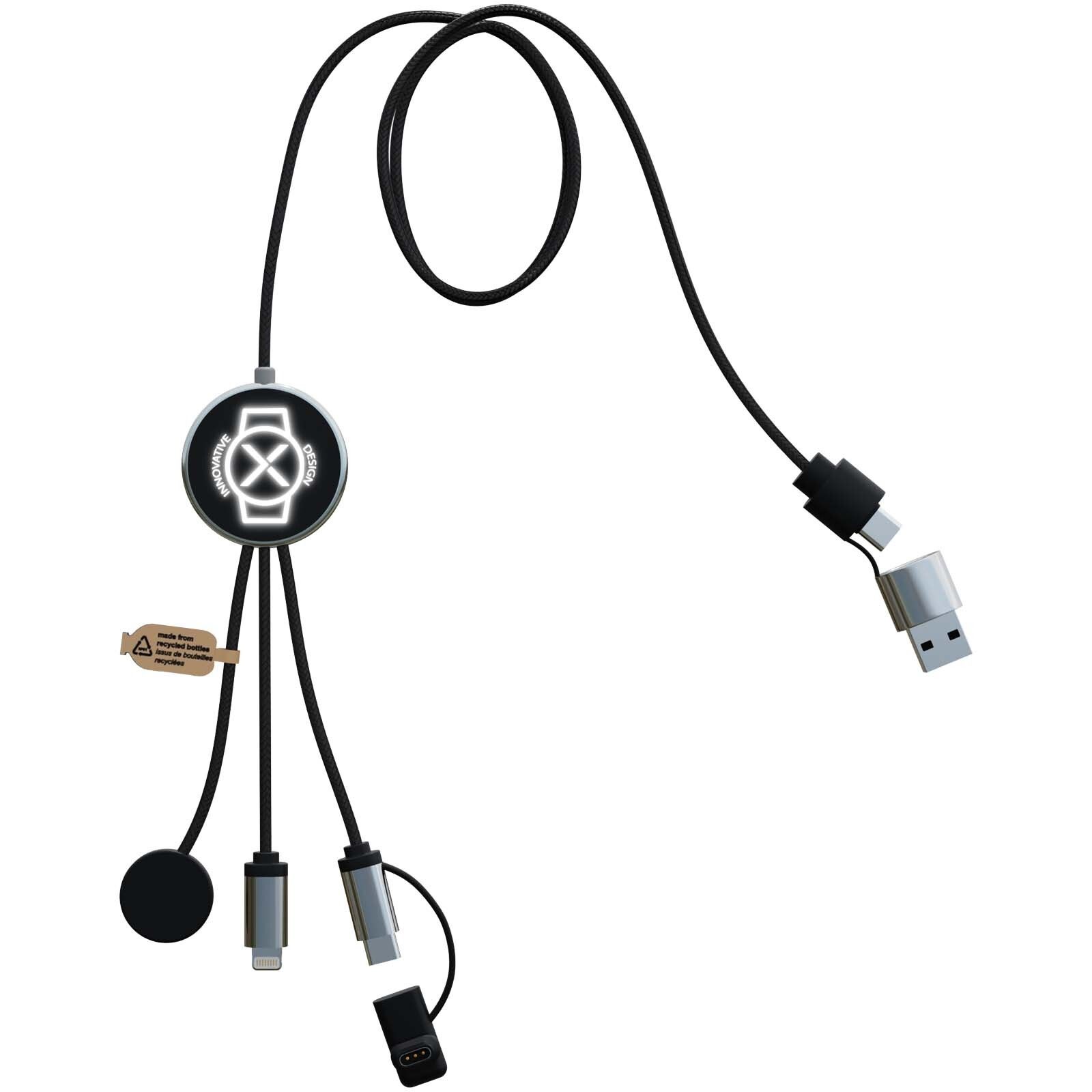SCX.design C34 7 in 1 Ladekabel für Smartwatches  - schwarz-774