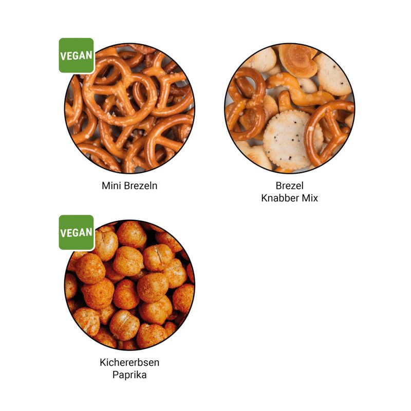 Snack Miditüte, Mini Brezel, recyclingfähigem Papier-96