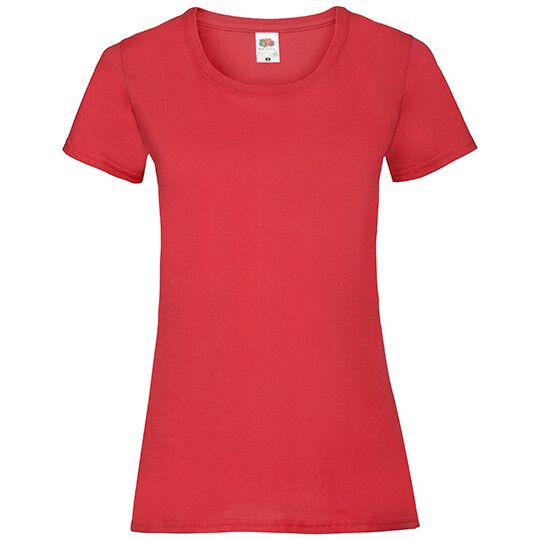 Ladies´ Valueweight T - red-581