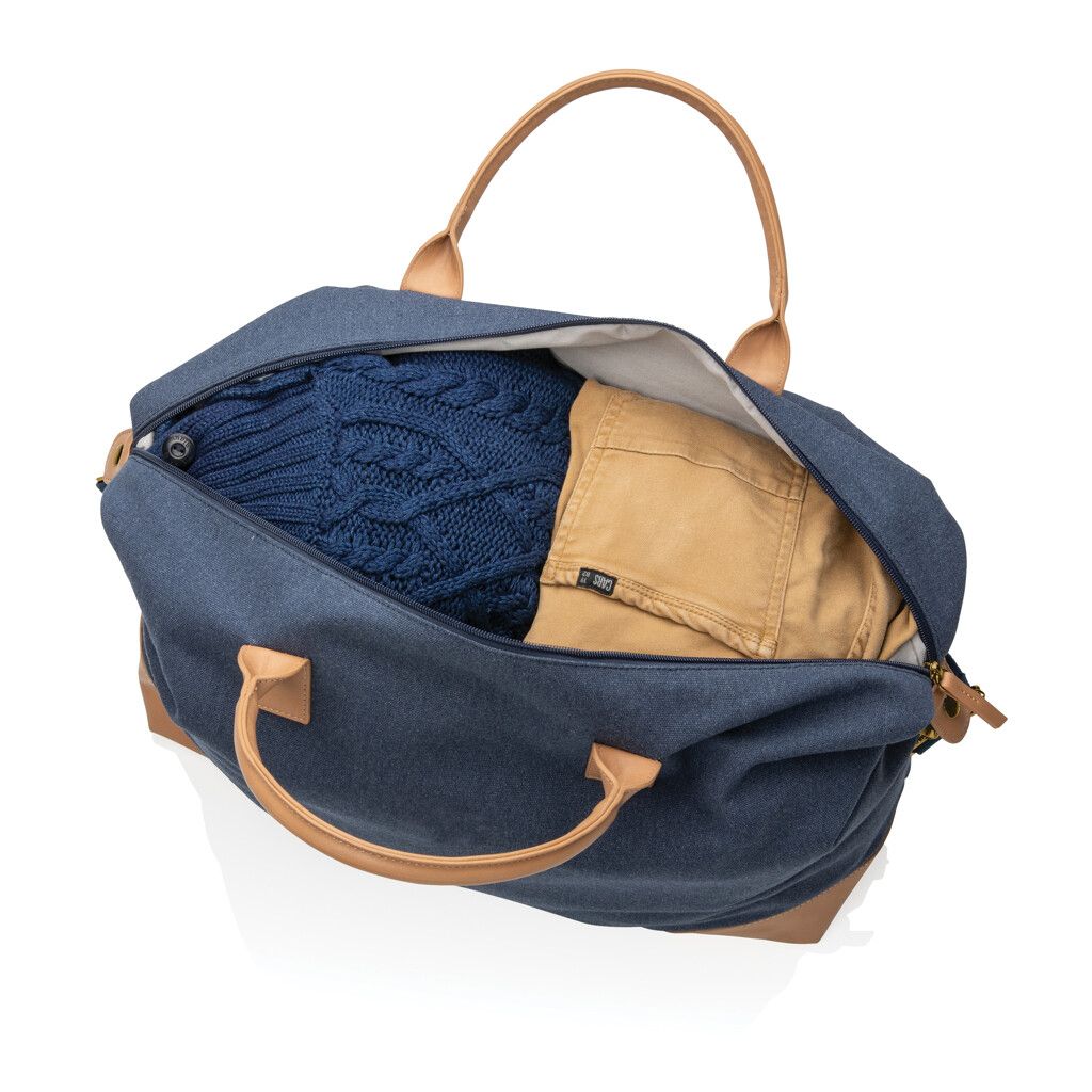 Impact AWARE™ 16 oz. rCanvas große Wochenendtasche - blau-641