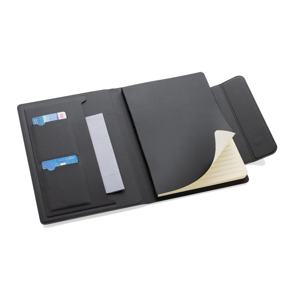 Stuart Magnet-Portfolio A5 aus RCS-zertifiziertem rPU - schwarz-137