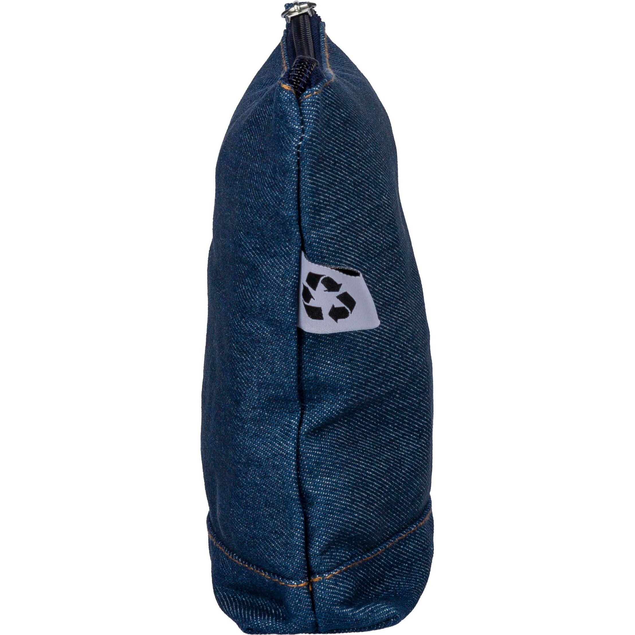Kosmetiktasche aus recyceltem Denim Orin - blau-169