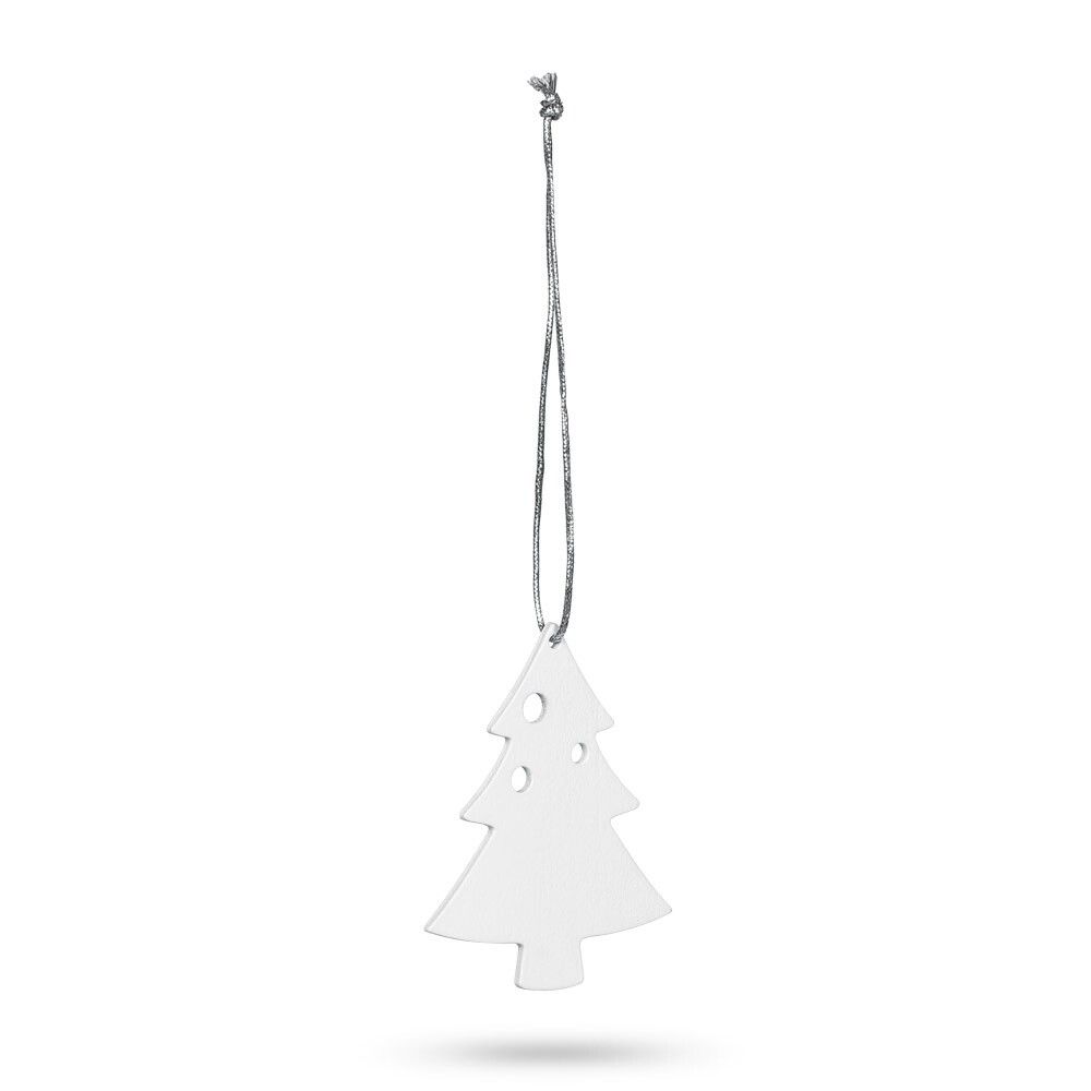 MORZINE Weihnachtsfiguren zum Aufhängen - weiß-505
