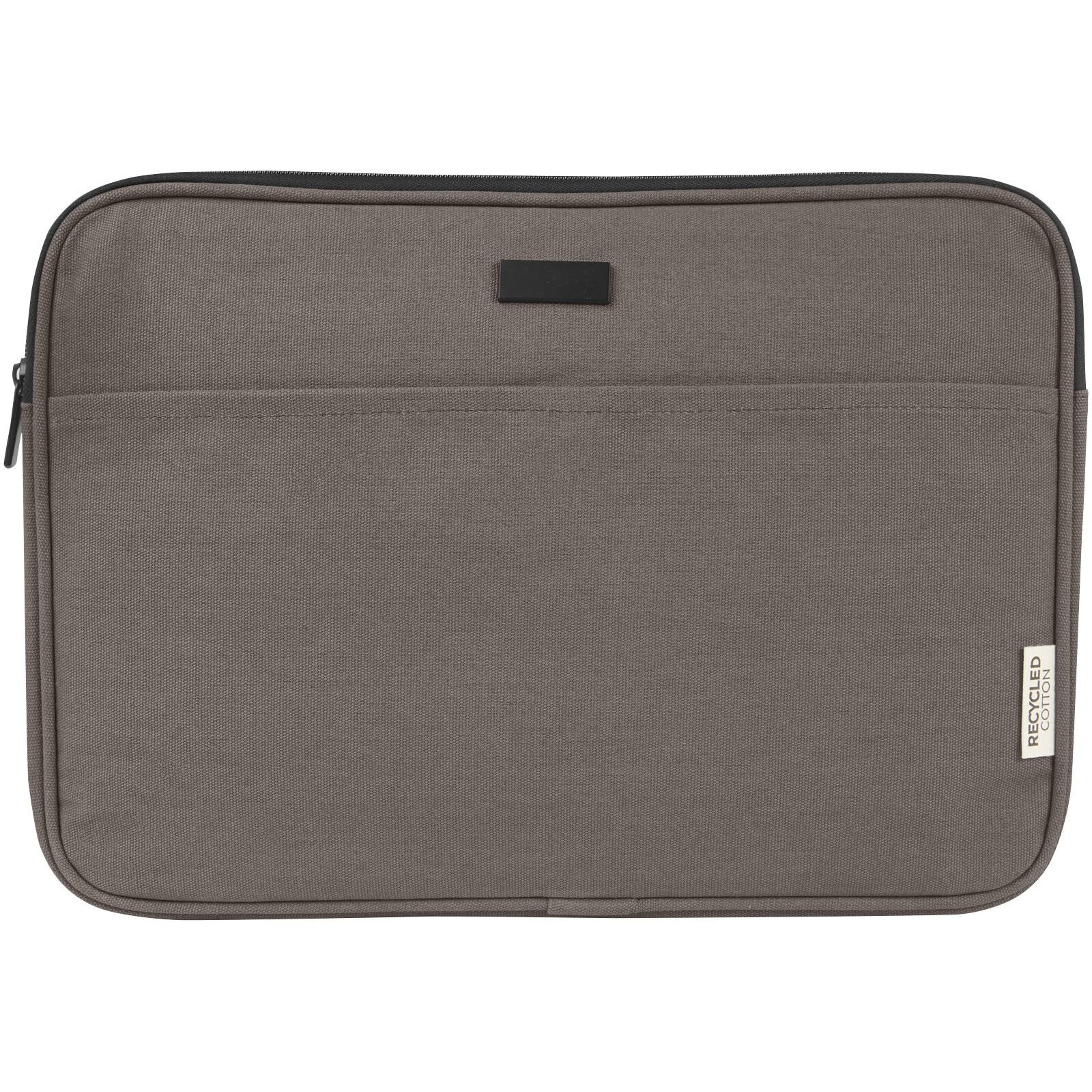 Joey 14" Laptophülle aus GRS recyceltem Canvas 2 L - grau-601