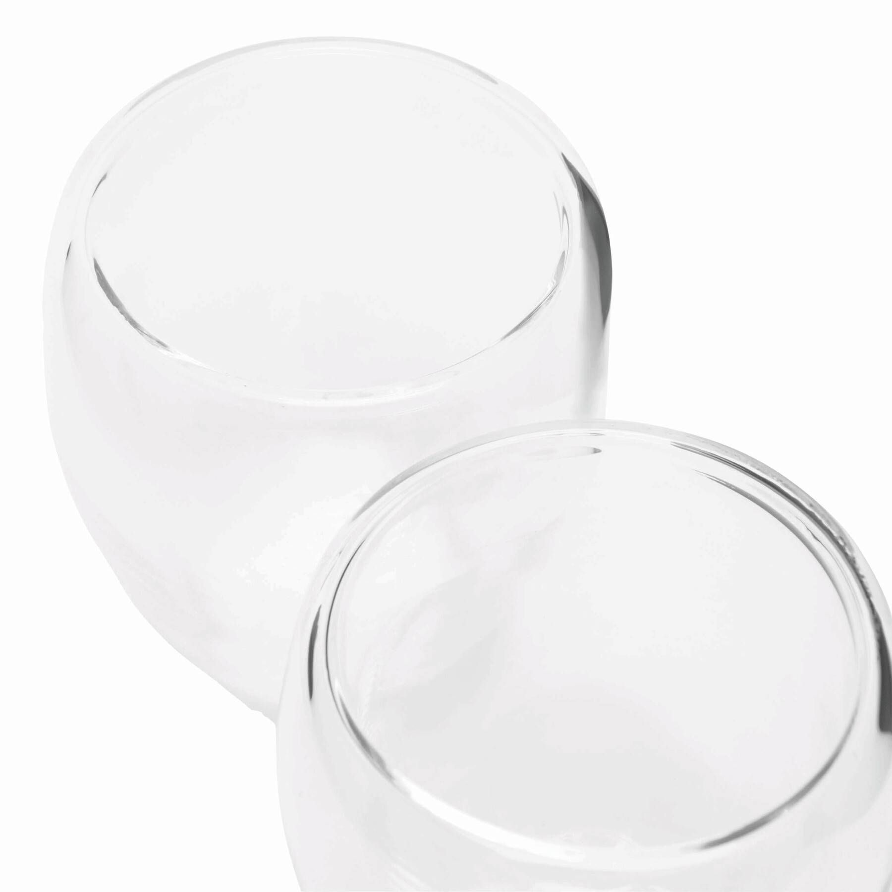 Gläser-Set, doppelwandig: 2er Set DRINK LINE S - transparent-81