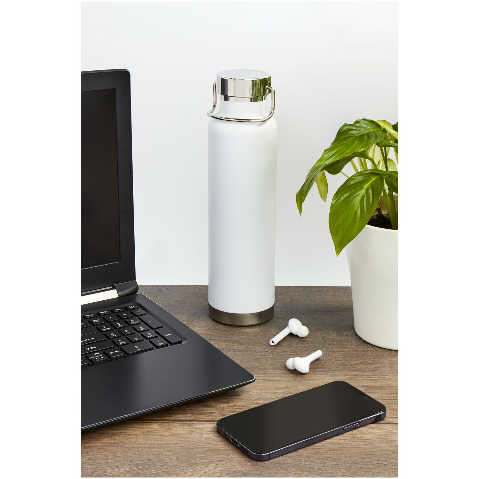 Thor 650 ml Kupfer-Vakuum Isoliersportflasche - schwarz-440