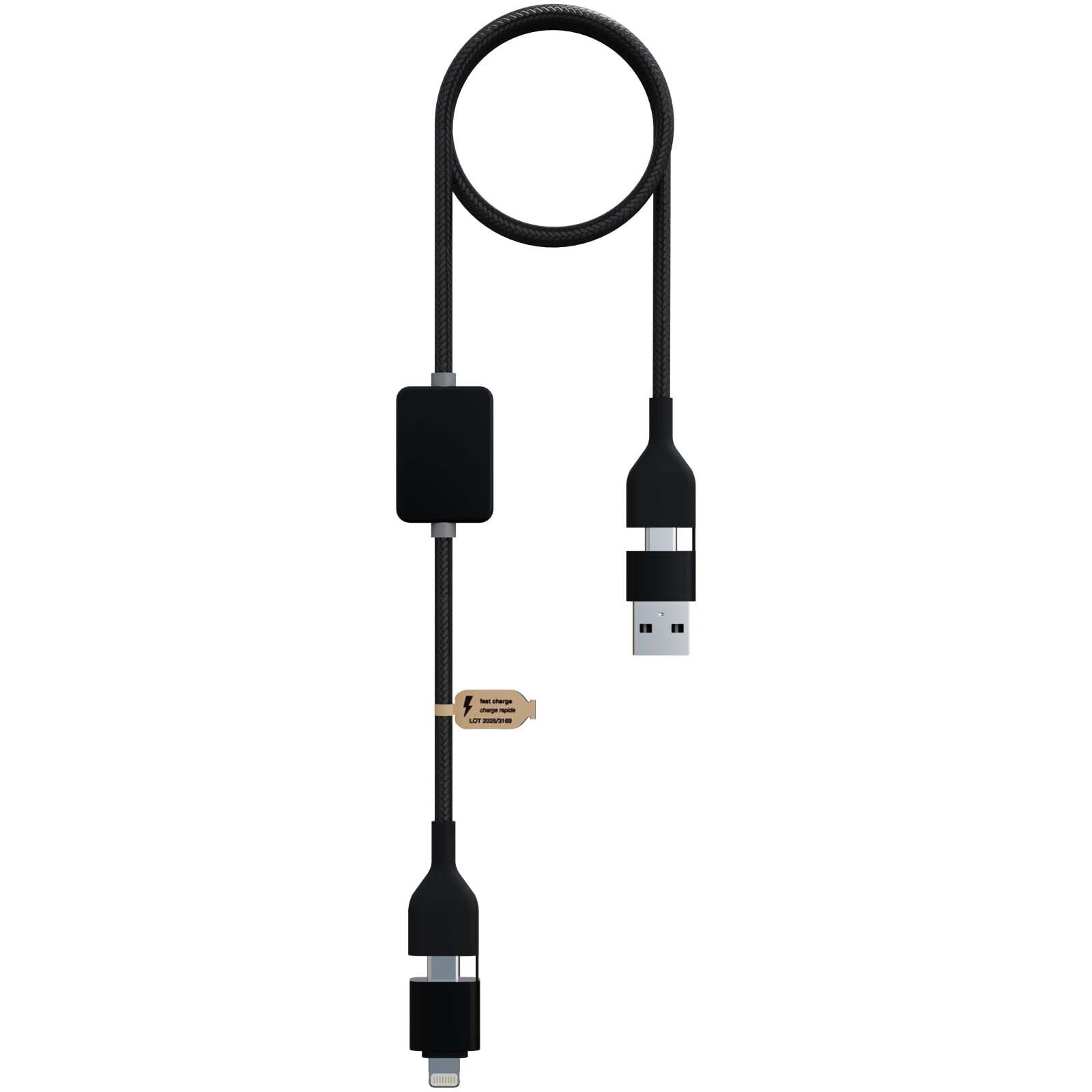 SCX.design C32 60W Ladekabel mit Schalter und Leuchtlogo - schwarz-364