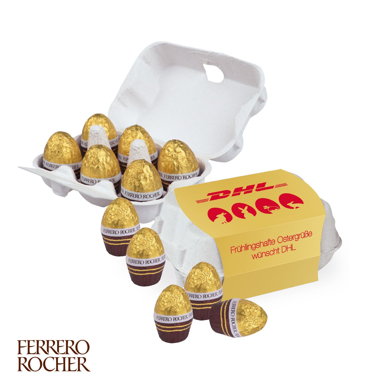 Schoko-Eier 6Er mit Ferrero Rocher-527