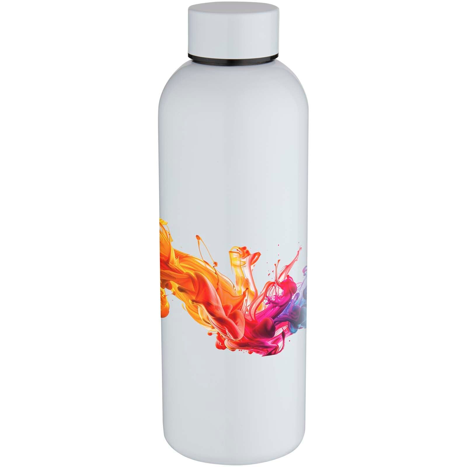 Spring 750 ml RCS einwandige Sublimation Trinkflasche aus recyceltem Edelstahl - weiss-244