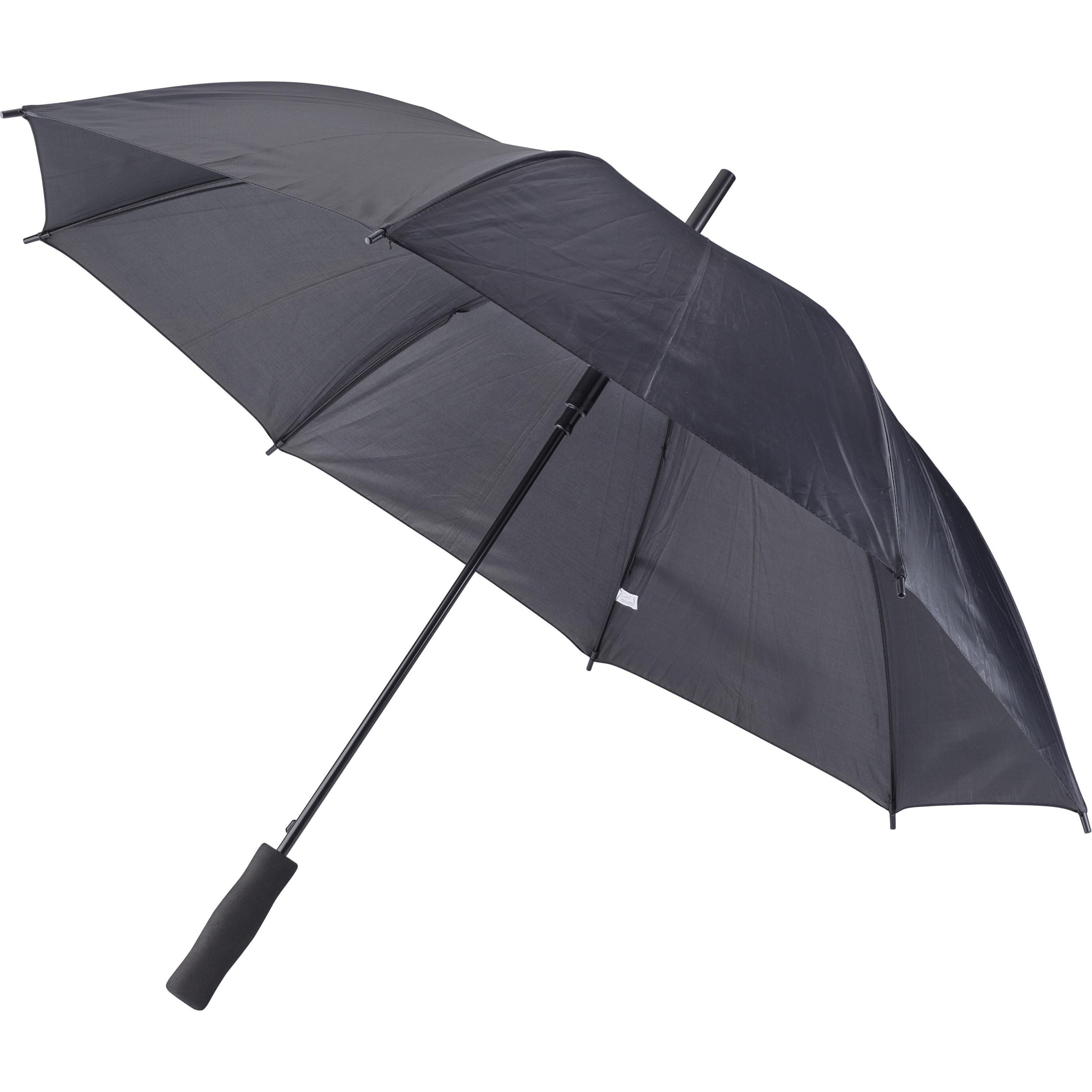 Automatik-Regenschirm aus Polyester Rachel - schwarz-406