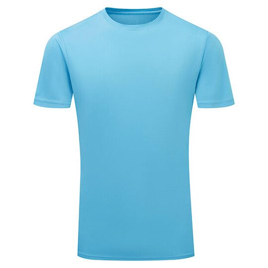 TriDri® Ion-Charge recycled textured tee - turquoise-32