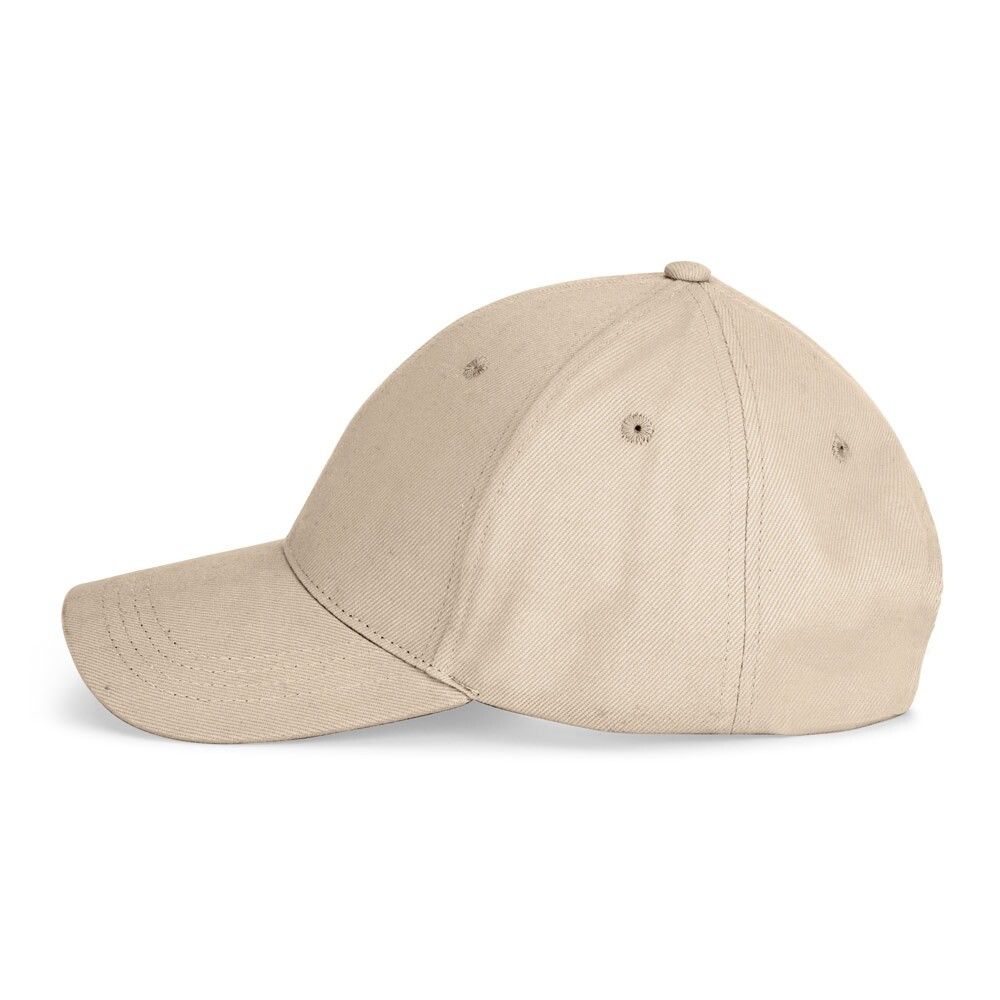 NATHAN Kappe aus 100 % Baumwolle (260 g/m²) mit 6 Paneelen - beige-565
