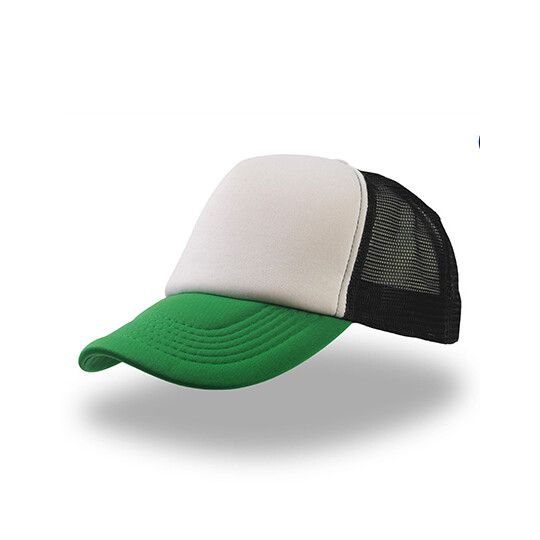 Rapper Cap - white - green - black-673