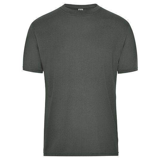 Men´s Bio Workwear T-Shirt - dark grey solid-227