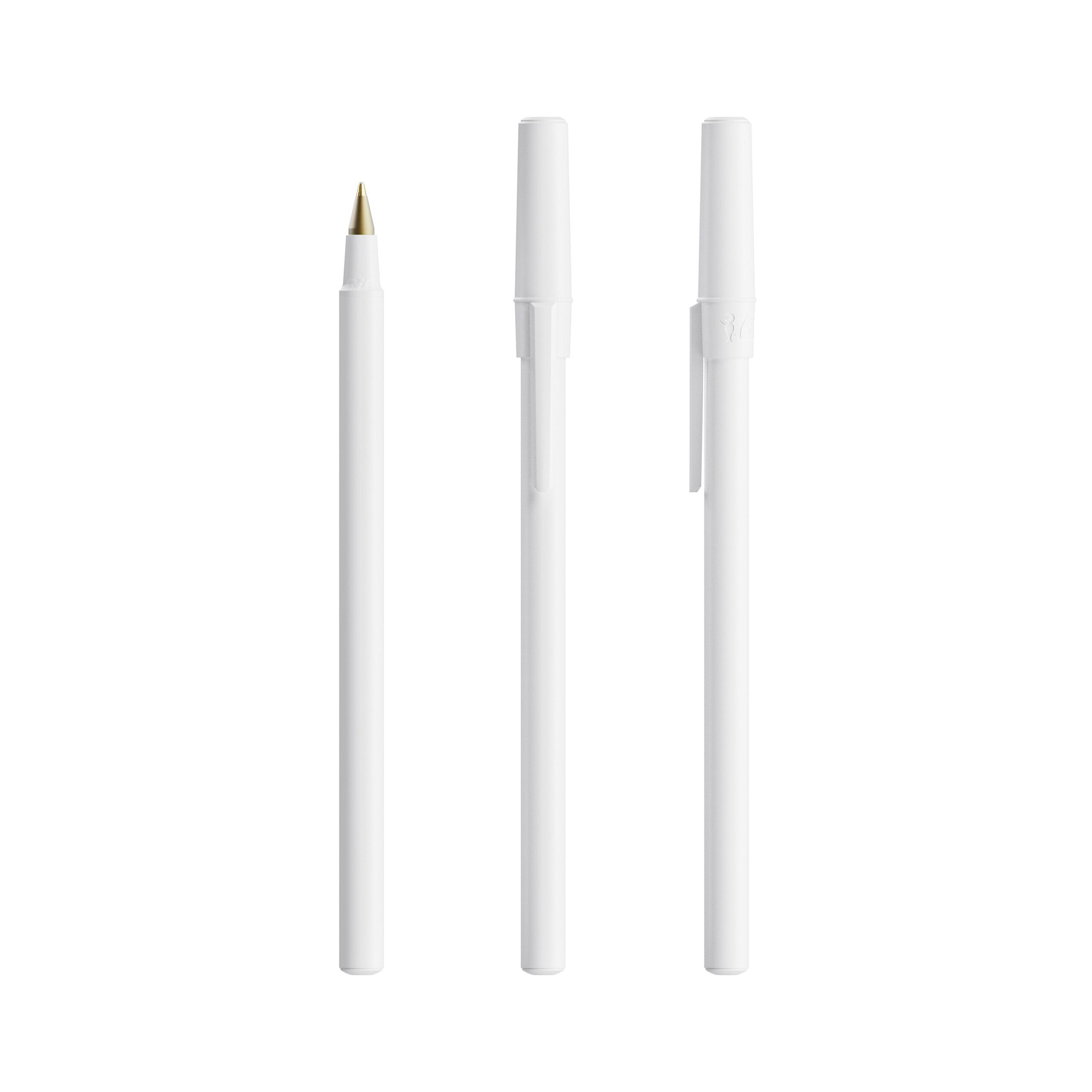 BIC® Round Stic® Kugelschreiber, Mine schwarz - weiß-428