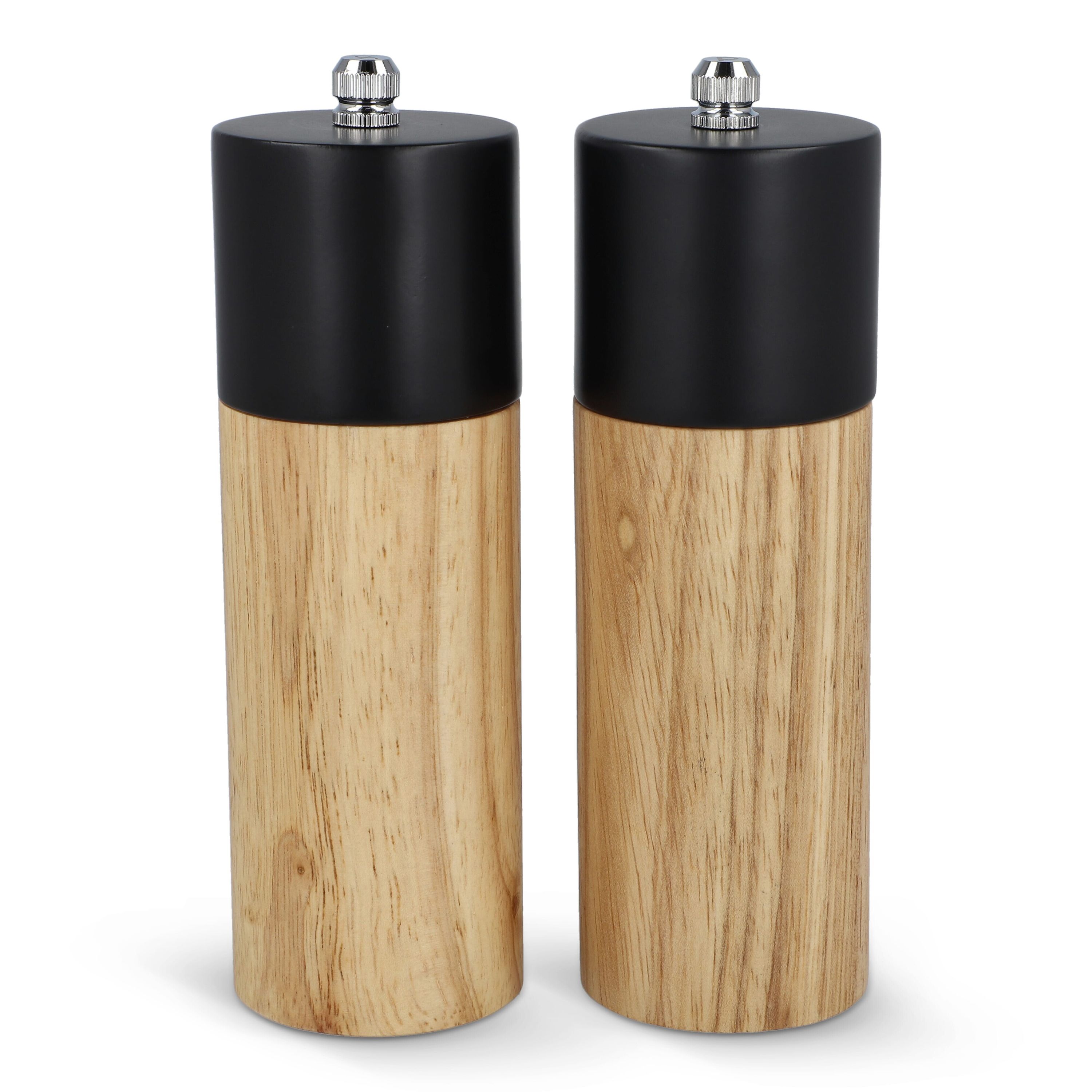 InSideOut Holz-Salz- und Pfeffermühle-Set - schwarz-222